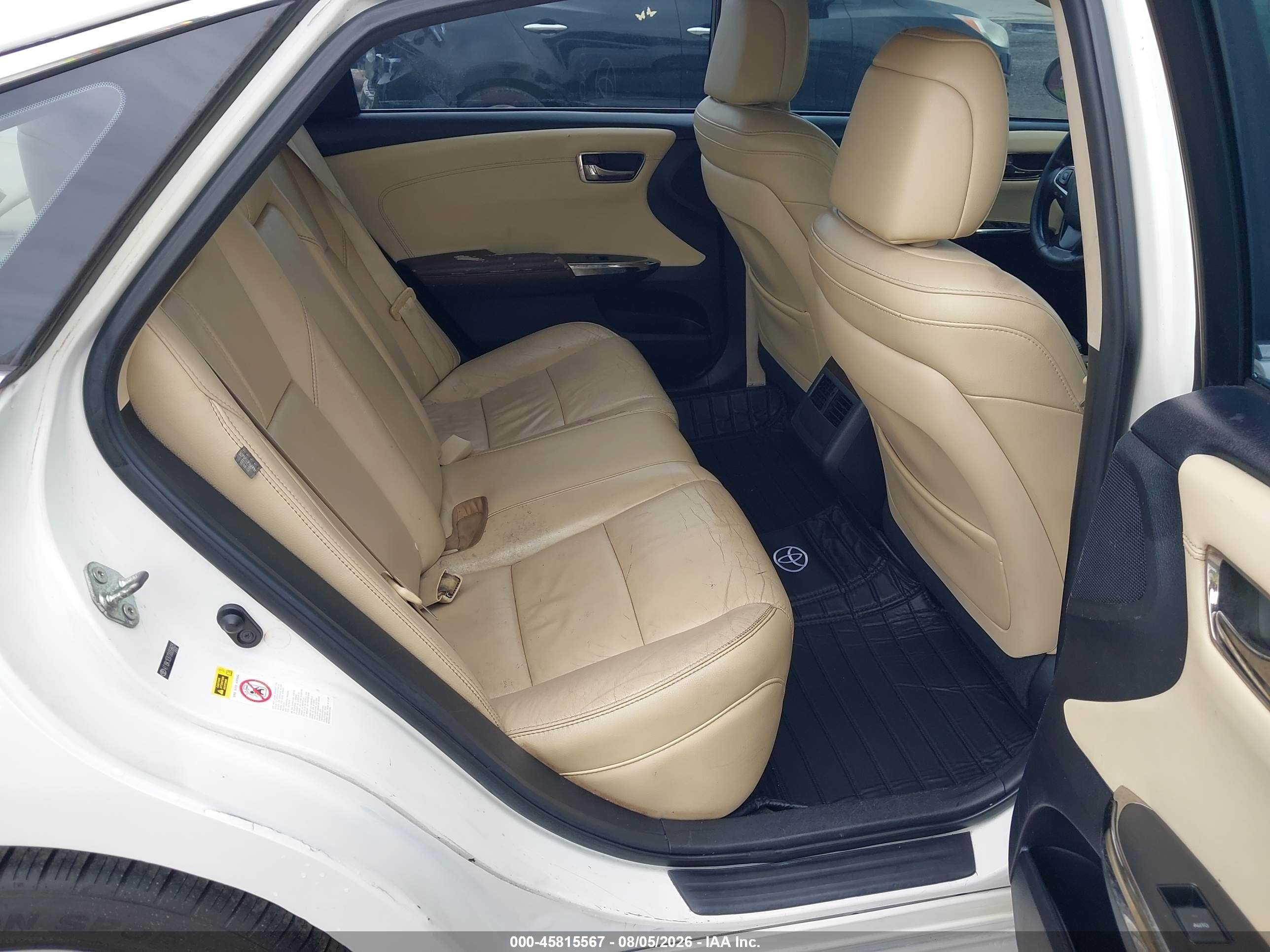 2013 Toyota Avalon Xle Premium White vin: 4T1BK1EB7DU058605
