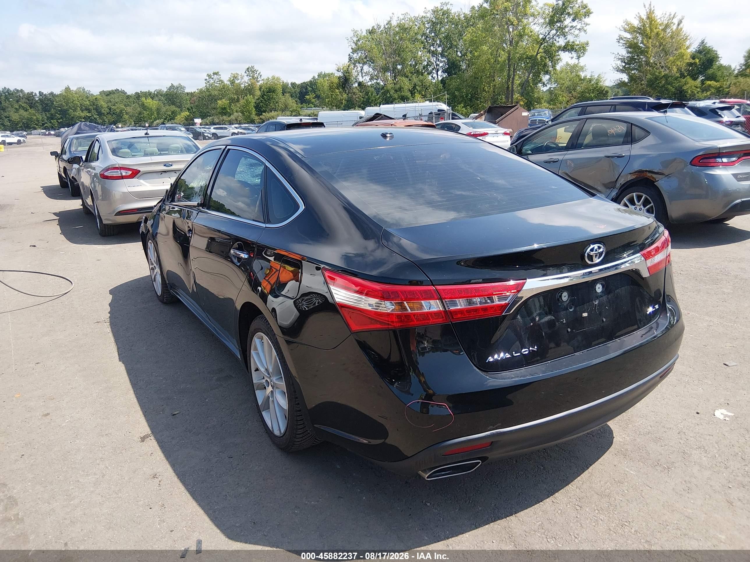 2013 Toyota Avalon Xle Touring Black vin: 4T1BK1EB7DU062816