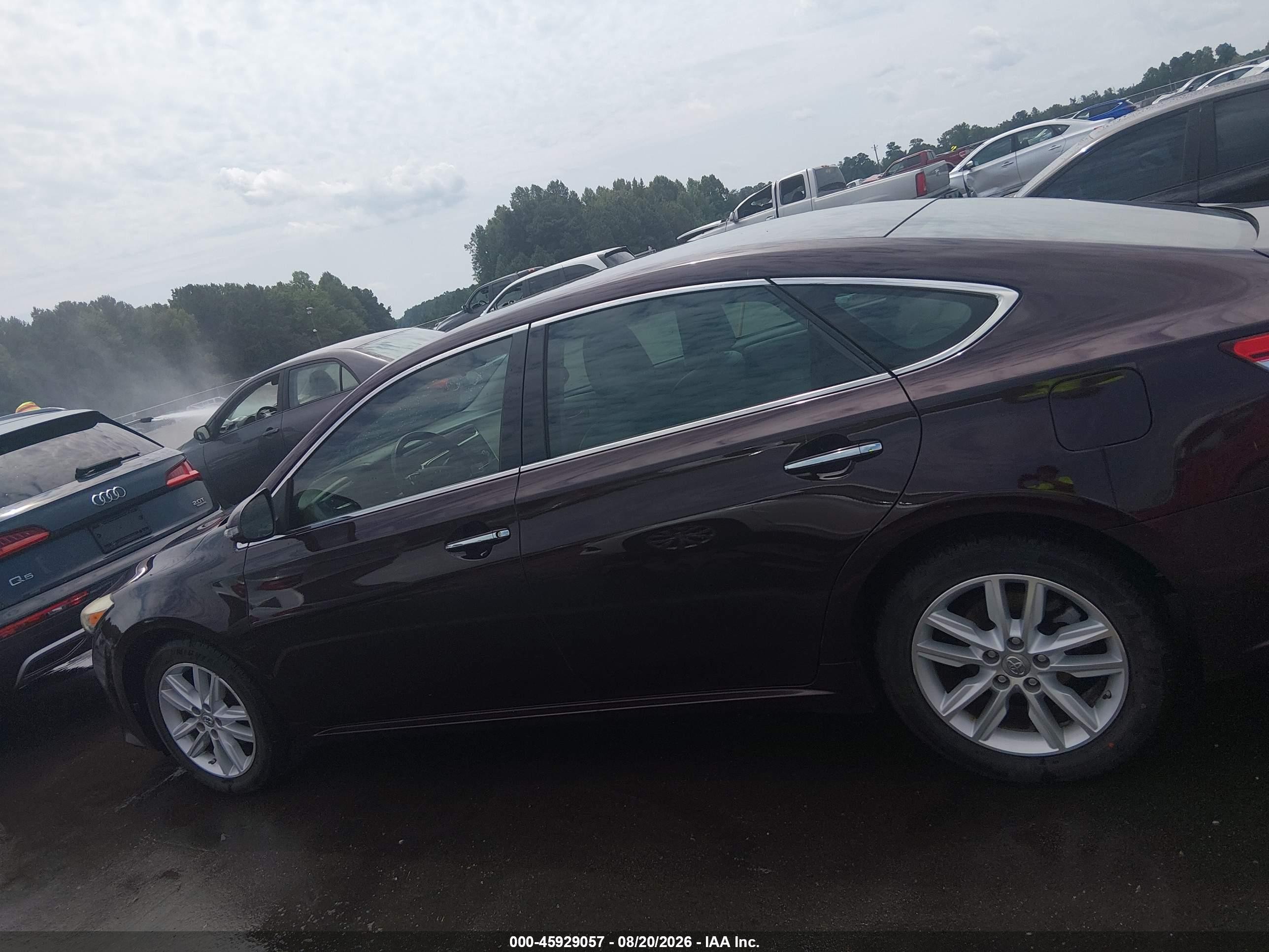 2013 Toyota Avalon Xle Темно-бордовый vin: 4T1BK1EB7DU075159