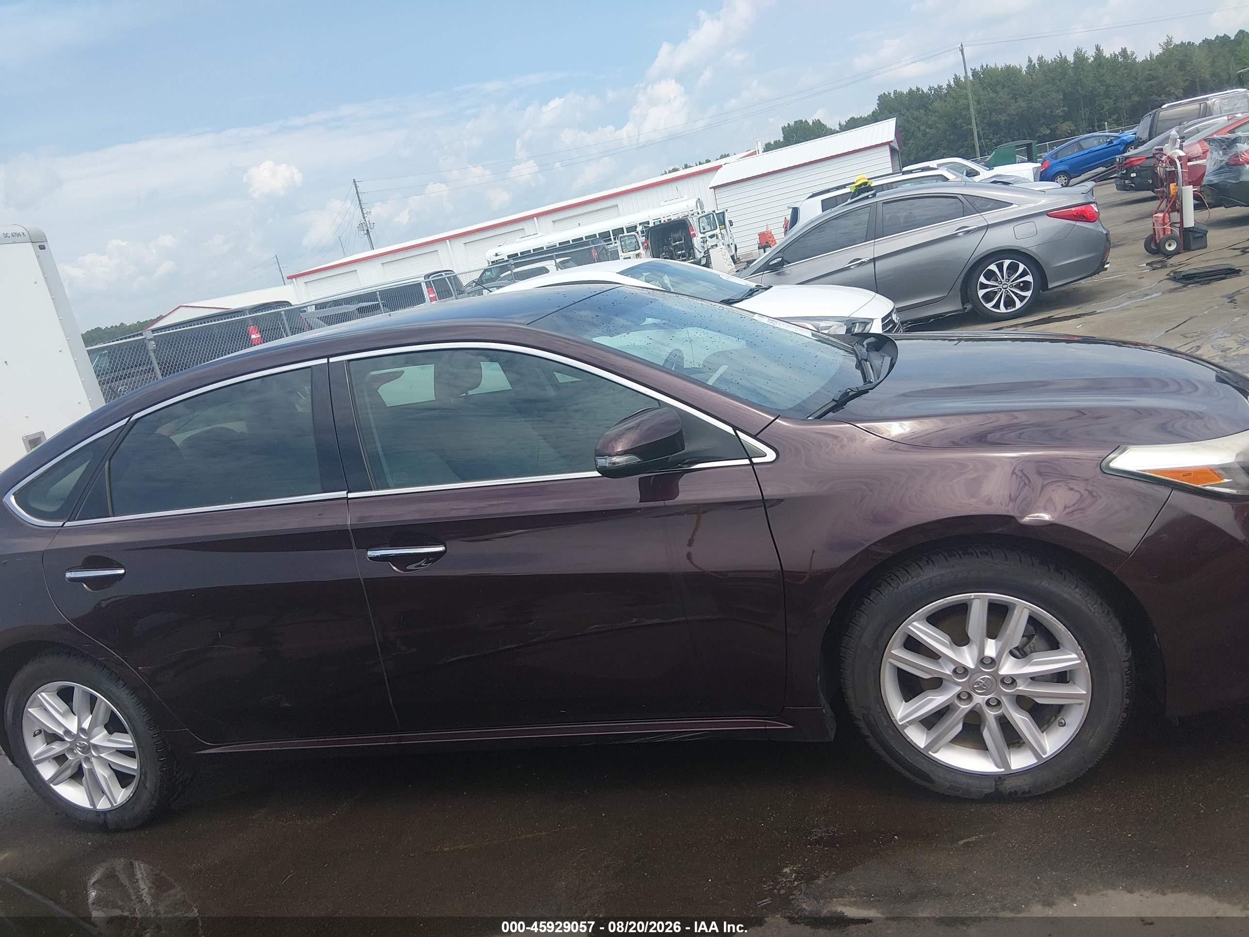 2013 Toyota Avalon Xle Темно-бордовый vin: 4T1BK1EB7DU075159