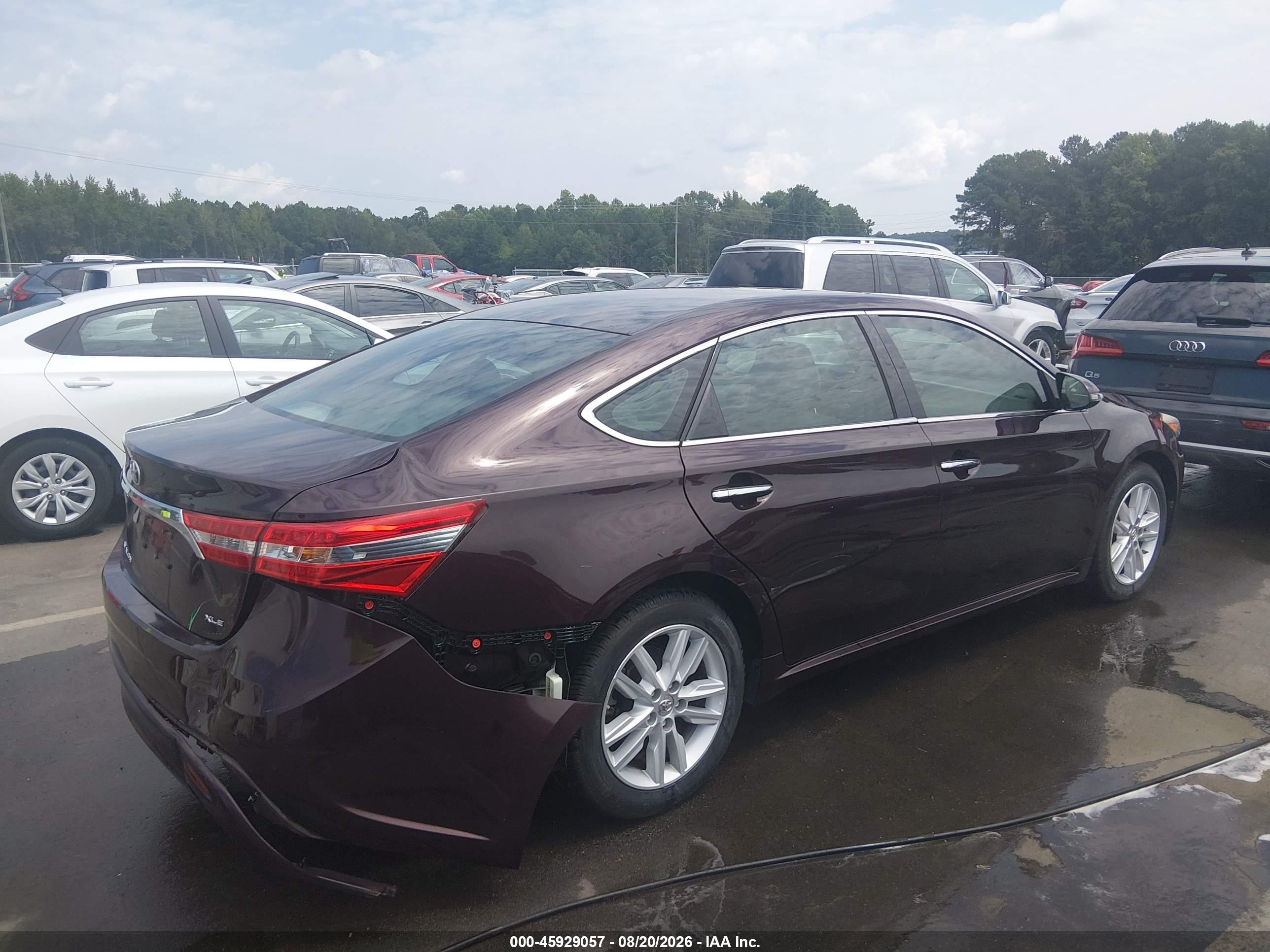 2013 Toyota Avalon Xle Темно-бордовый vin: 4T1BK1EB7DU075159