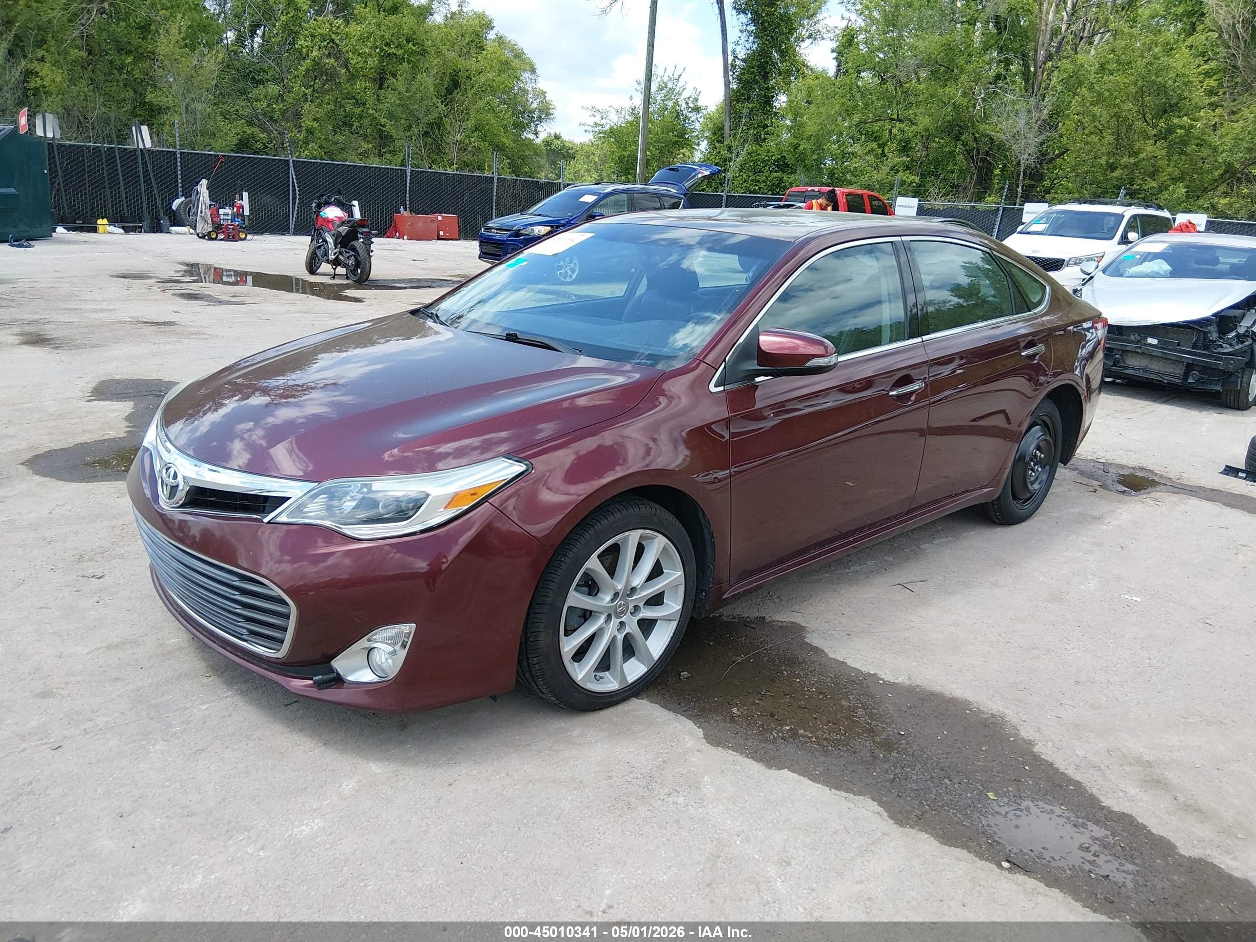 2013 Toyota Avalon Xle Touring Maroon vin: 4T1BK1EB7DU075632