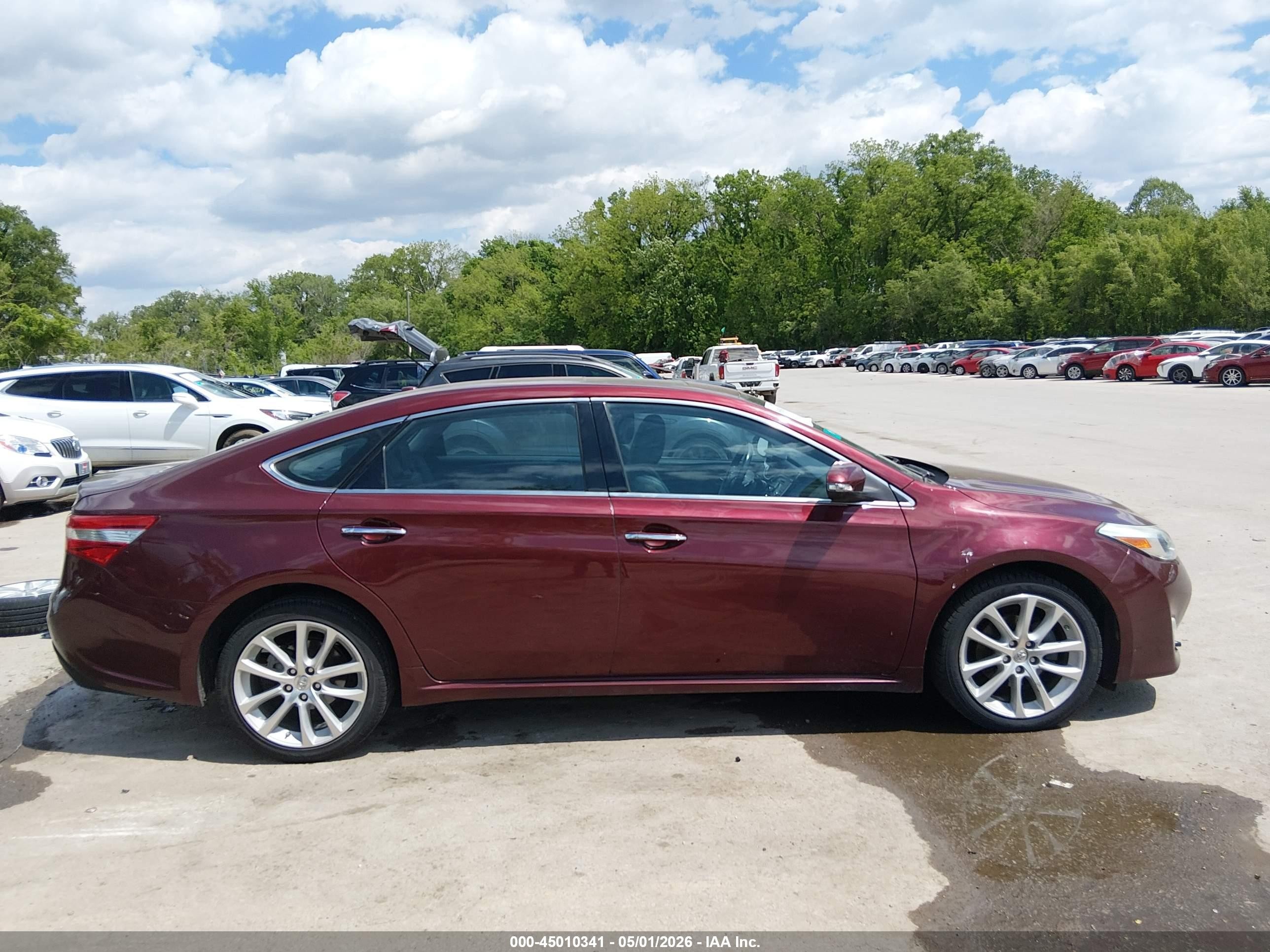 2013 Toyota Avalon Xle Touring Maroon vin: 4T1BK1EB7DU075632