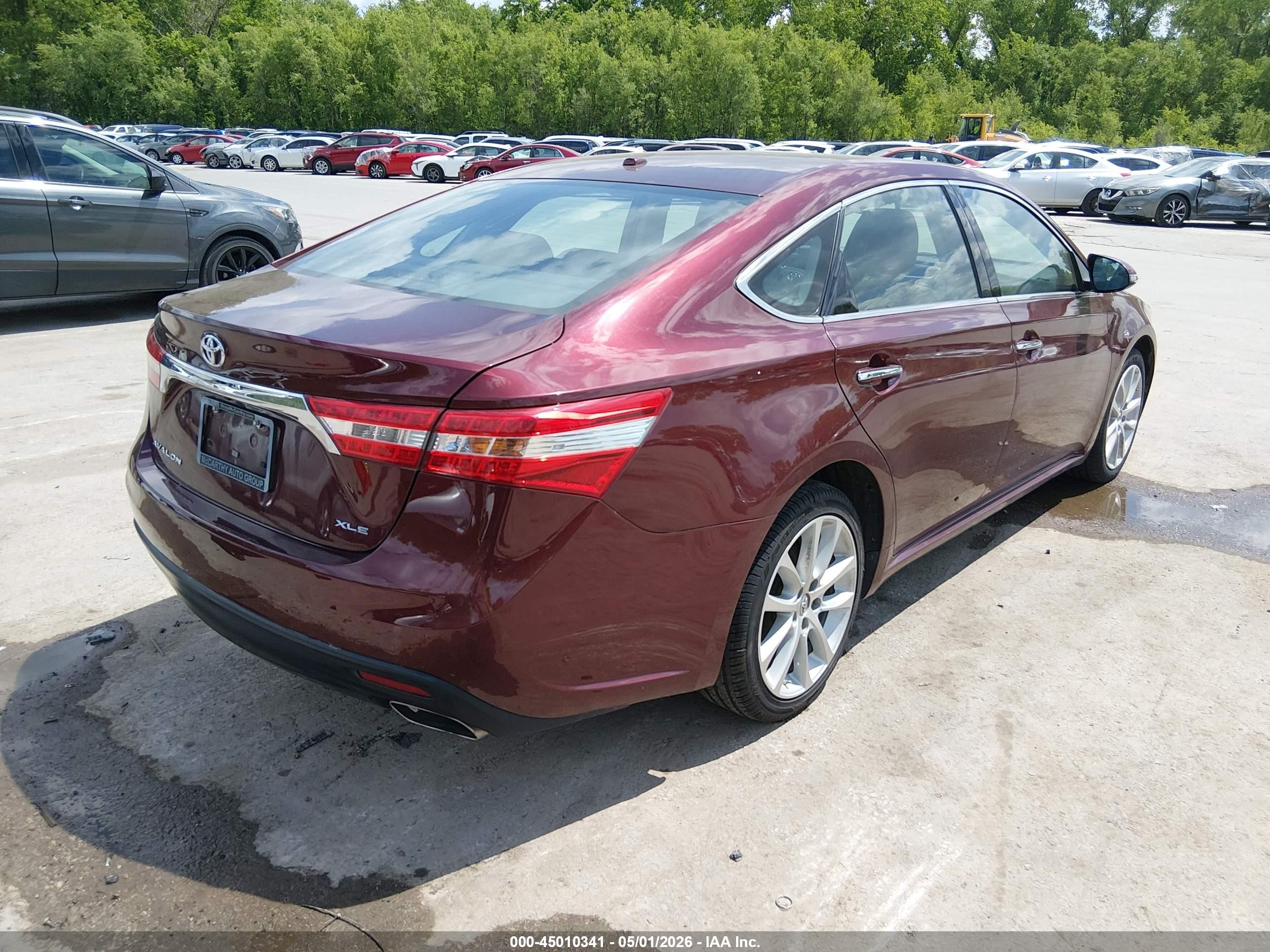 2013 Toyota Avalon Xle Touring Maroon vin: 4T1BK1EB7DU075632