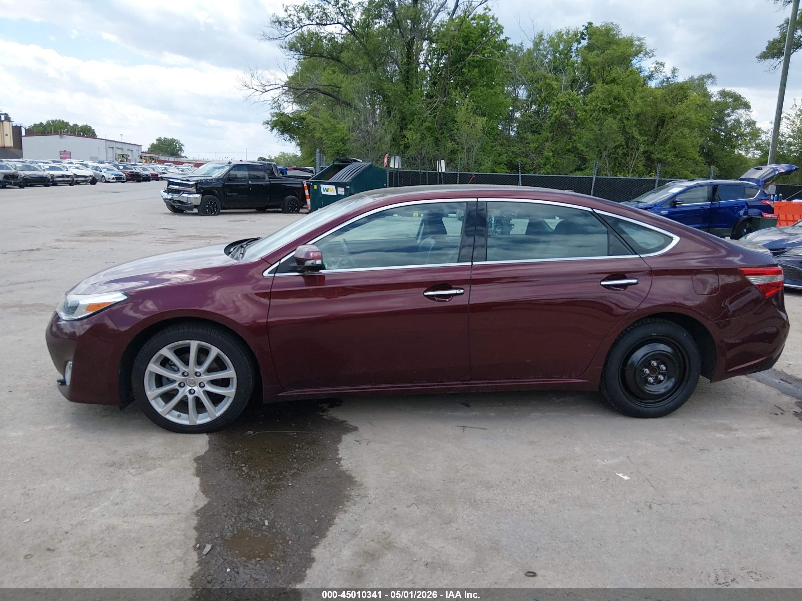 2013 Toyota Avalon Xle Touring Maroon vin: 4T1BK1EB7DU075632