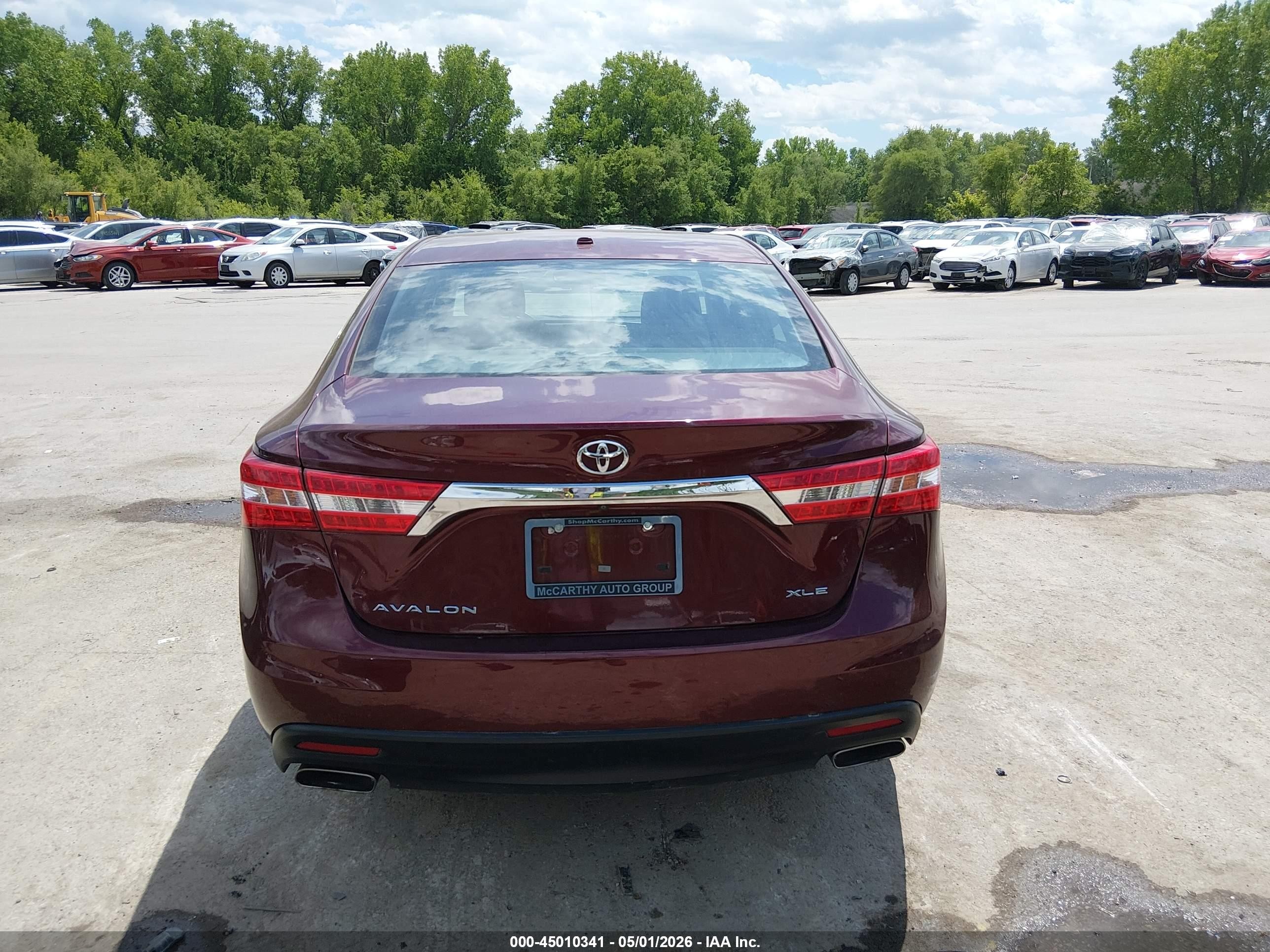 2013 Toyota Avalon Xle Touring Maroon vin: 4T1BK1EB7DU075632
