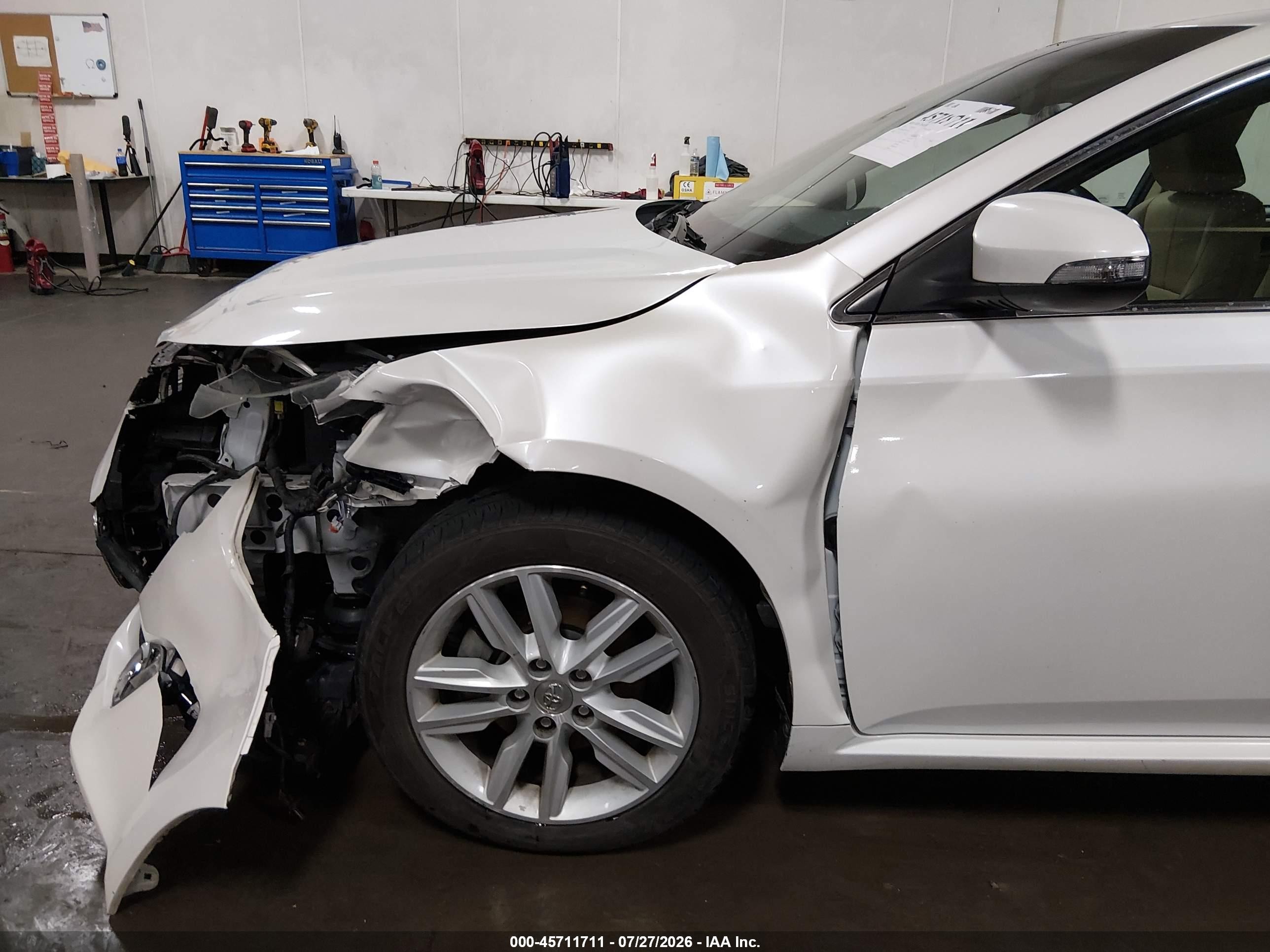 2013 Toyota Avalon Xle White vin: 4T1BK1EB7DU076585