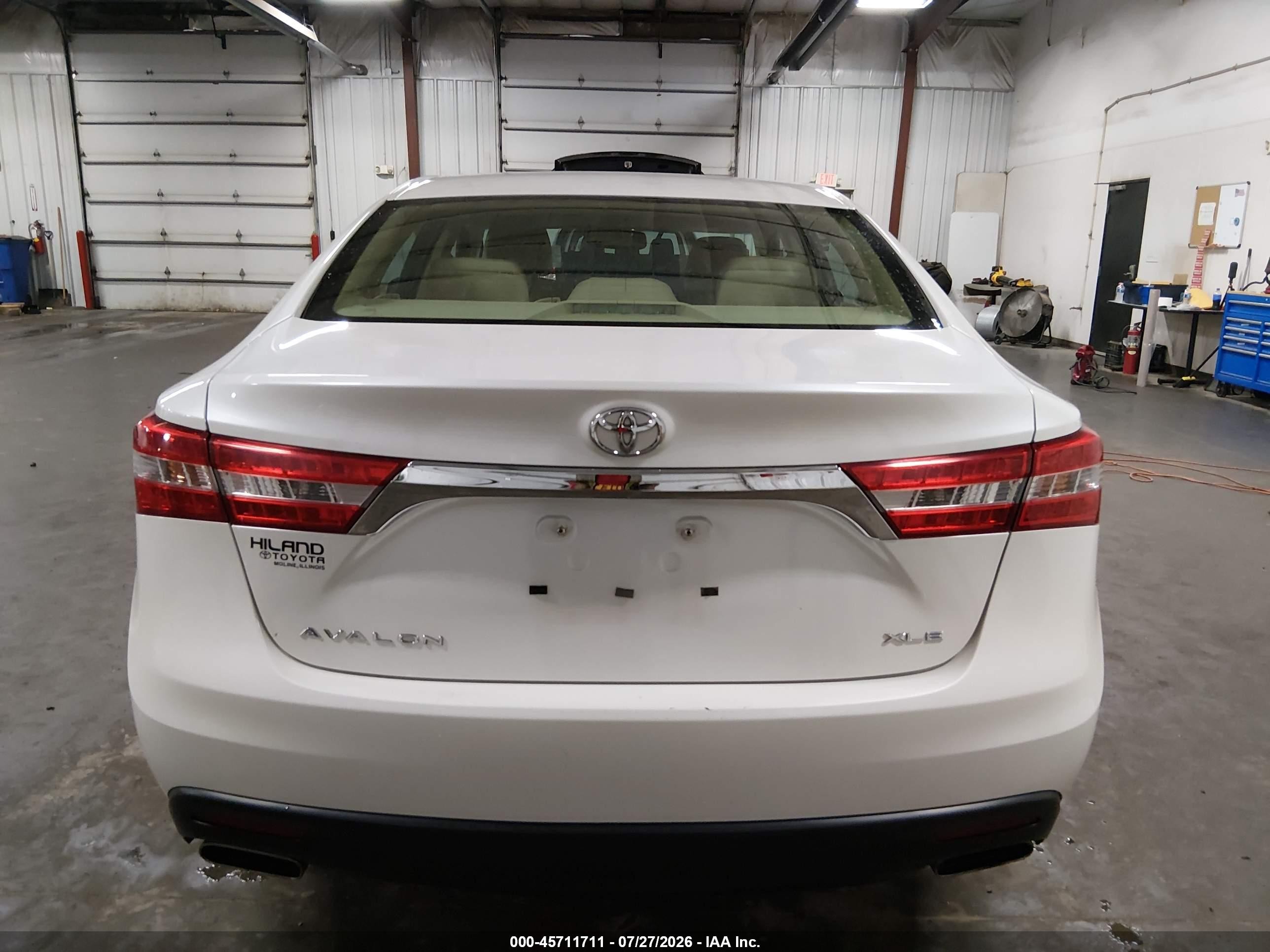 2013 Toyota Avalon Xle White vin: 4T1BK1EB7DU076585