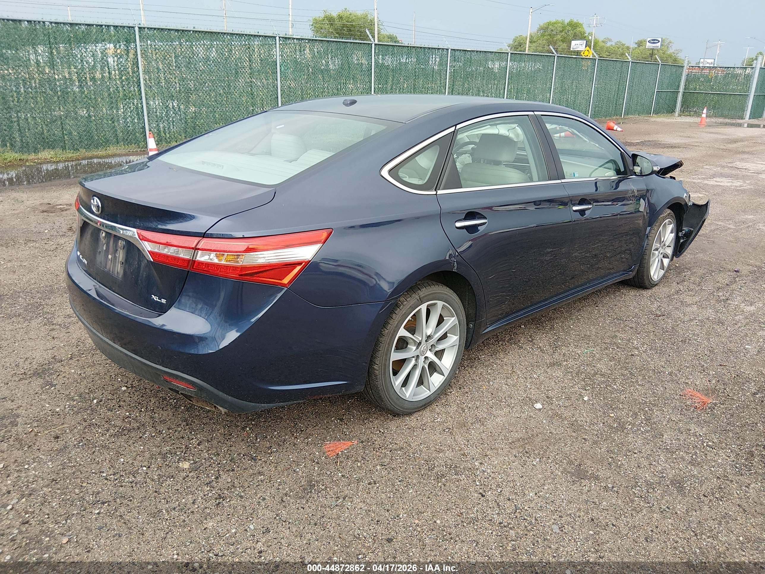 2014 Toyota Avalon Xle Touring Blue vin: 4T1BK1EB7EU087328