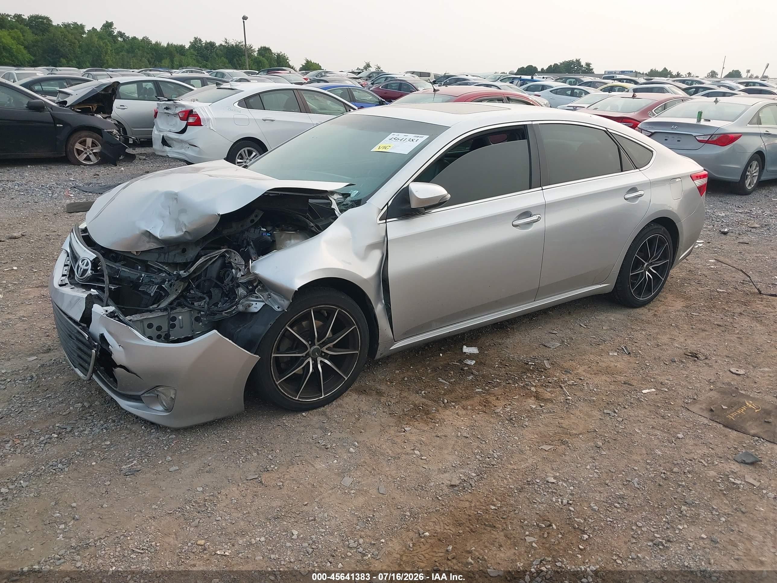 2014 Toyota Avalon Xle Touring Silver vin: 4T1BK1EB7EU089905
