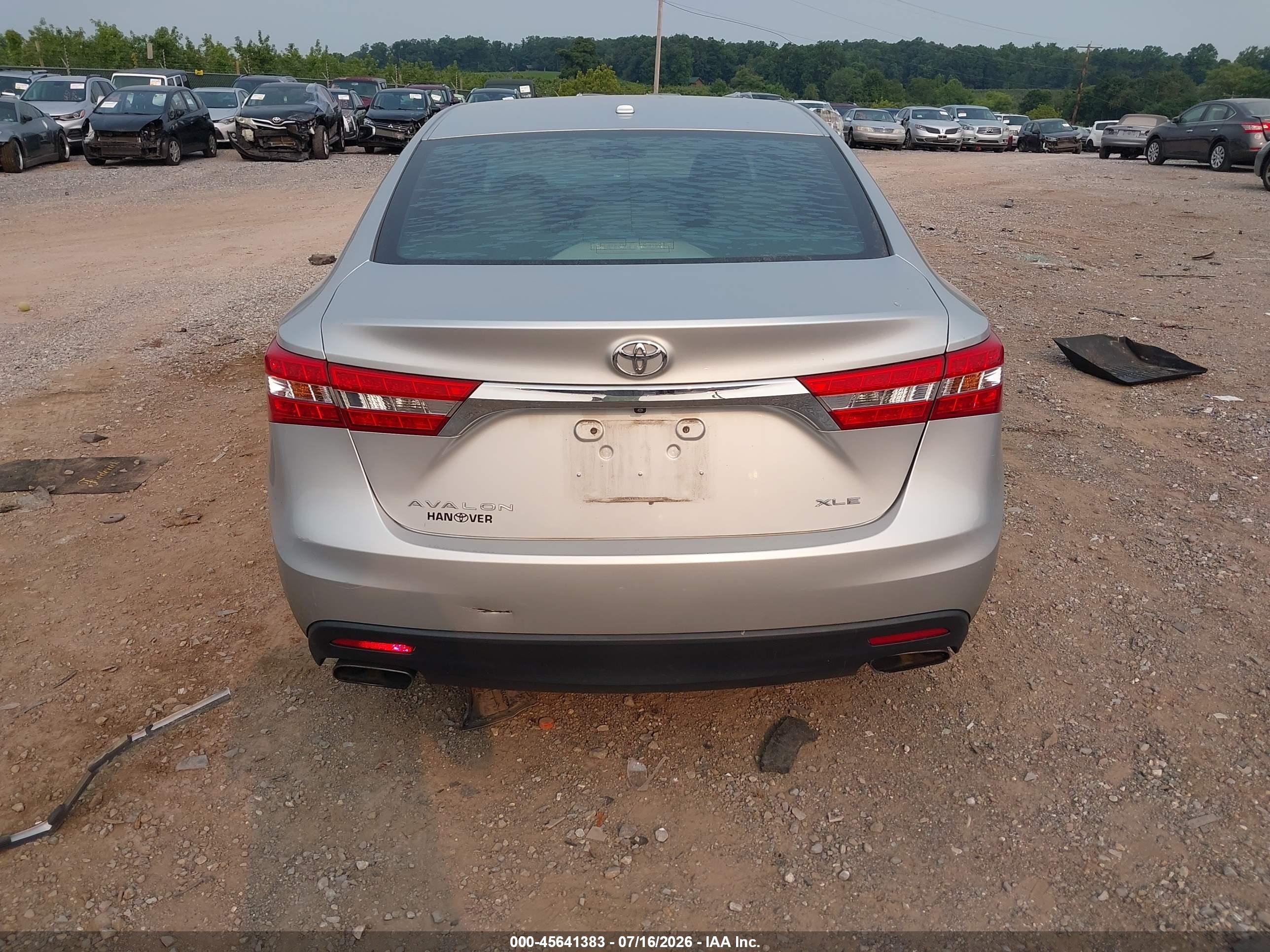 2014 Toyota Avalon Xle Touring Silver vin: 4T1BK1EB7EU089905