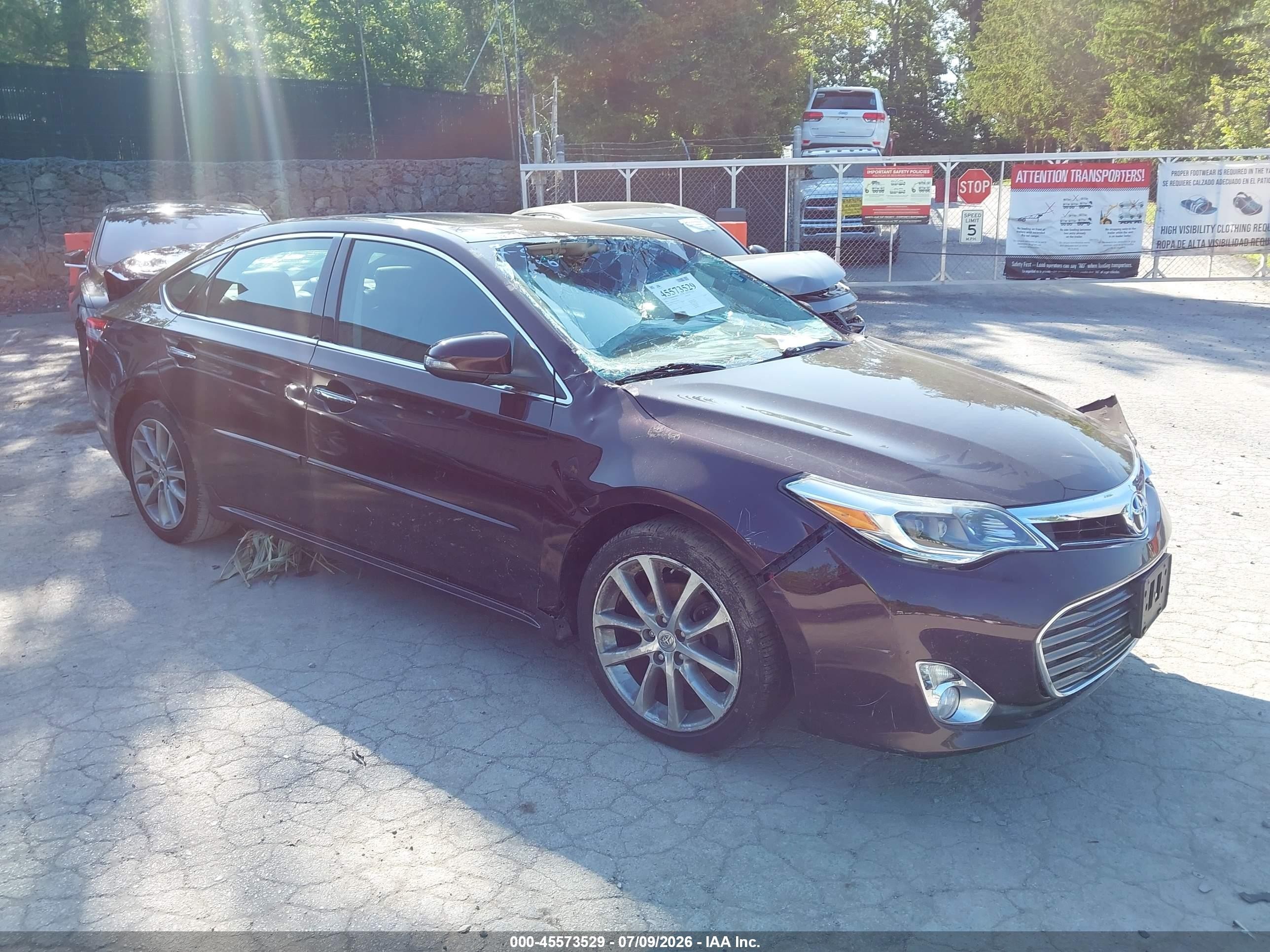 2014 Toyota Avalon Xle Touring Maroon vin: 4T1BK1EB7EU092383