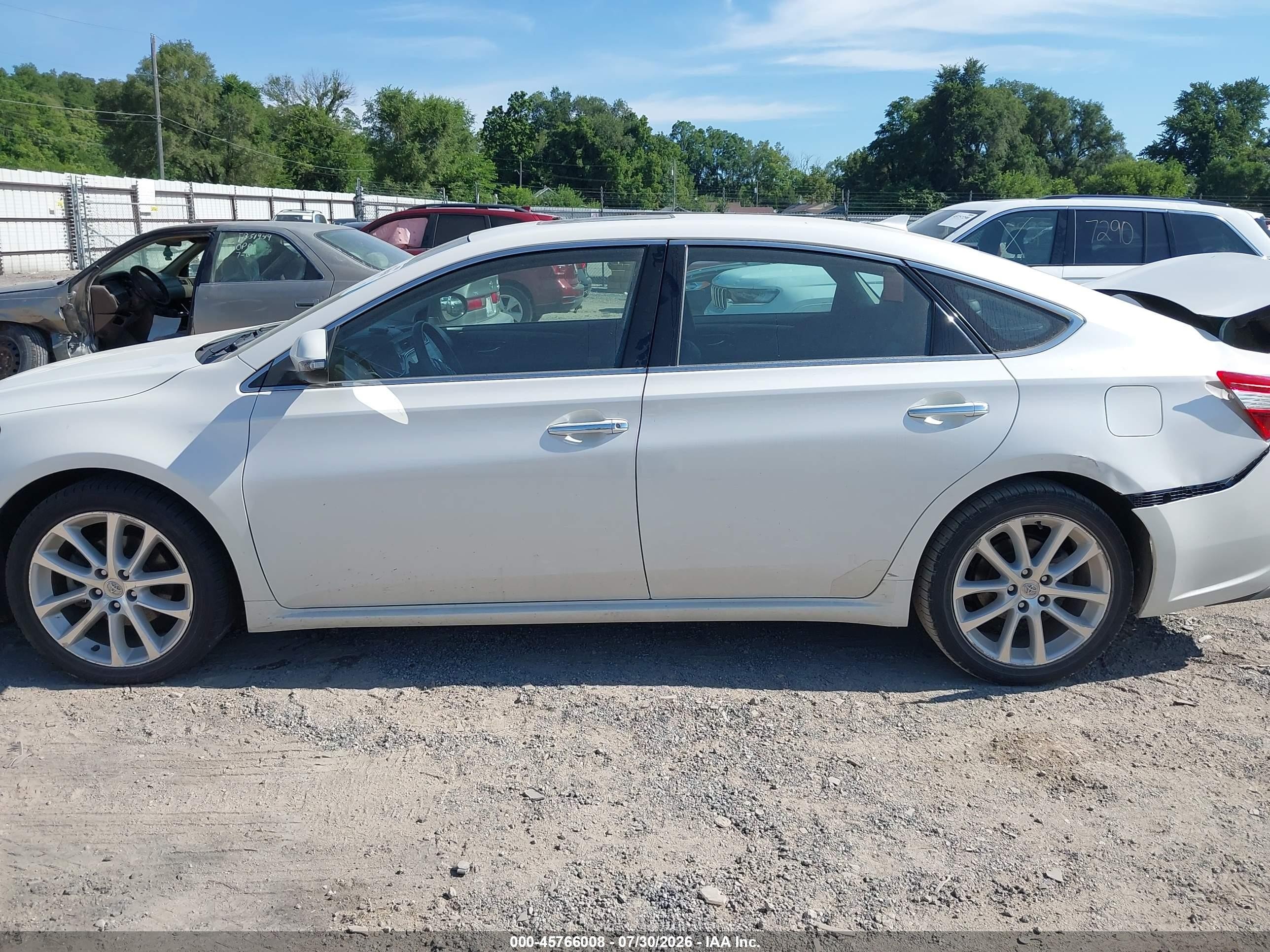 2014 Toyota Avalon Limited White vin: 4T1BK1EB7EU105276