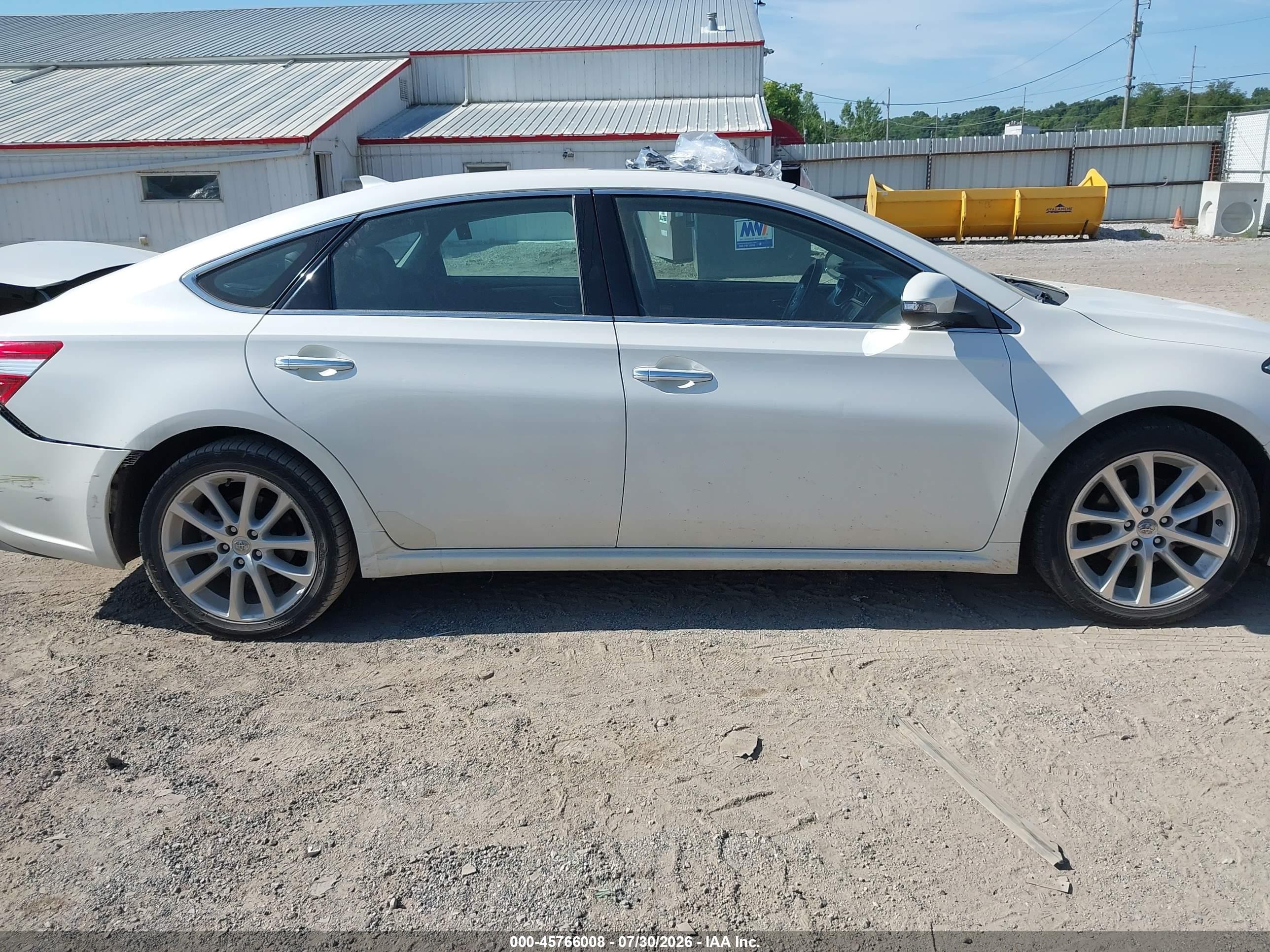 2014 Toyota Avalon Limited White vin: 4T1BK1EB7EU105276