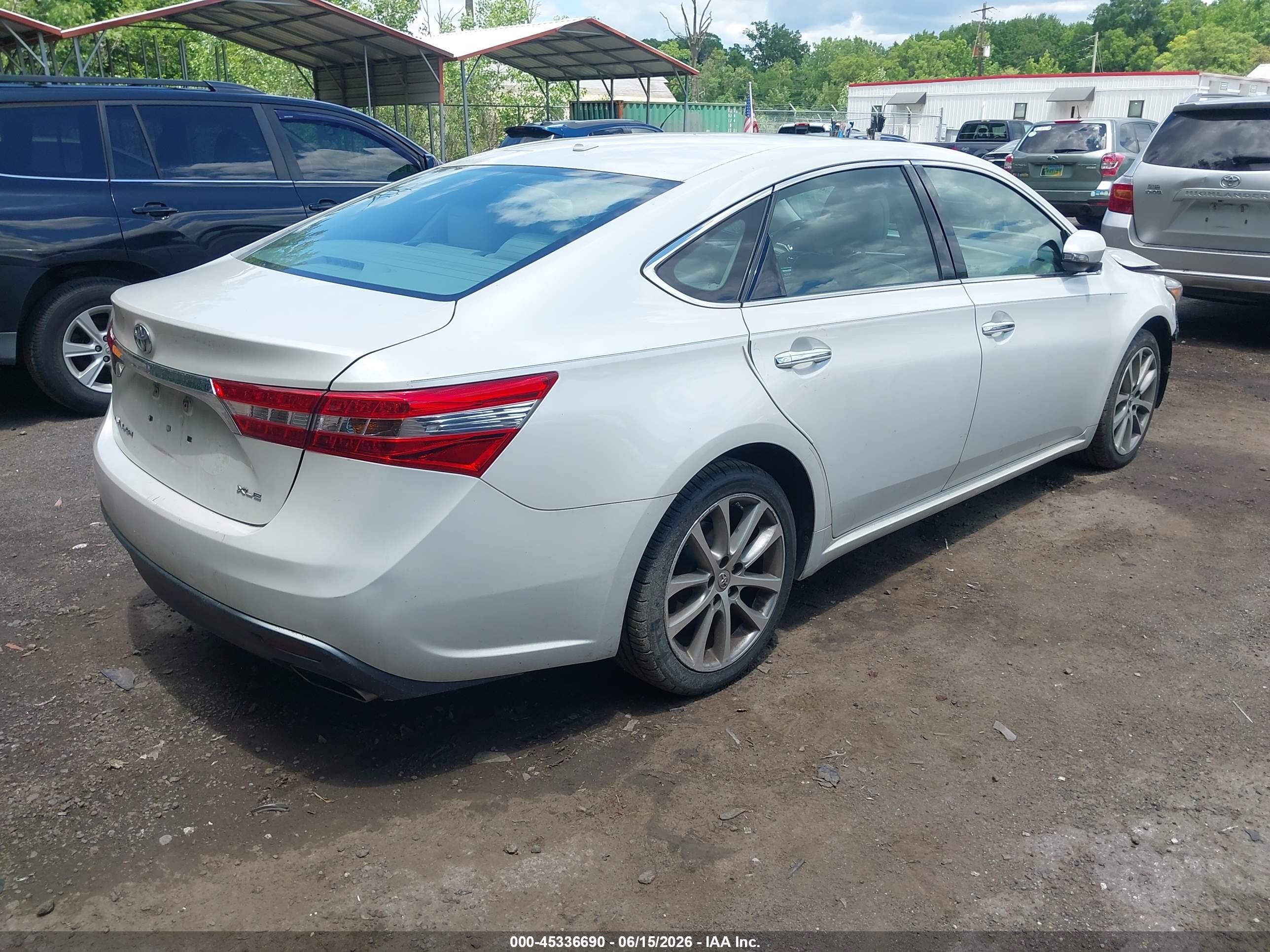 2014 Toyota Avalon Xle Touring Белый vin: 4T1BK1EB7EU108873