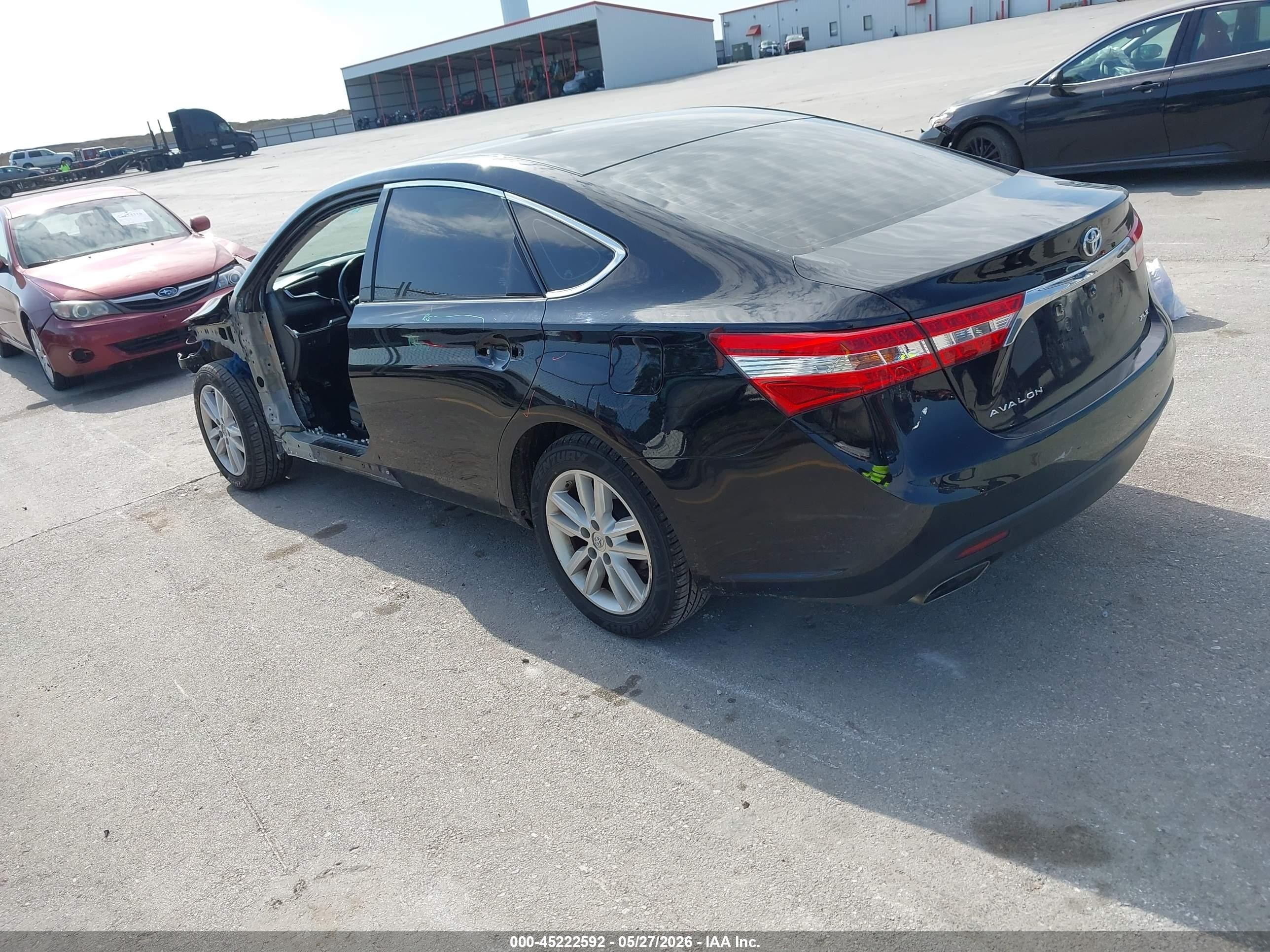 2014 Toyota Avalon Xle Black vin: 4T1BK1EB7EU114141