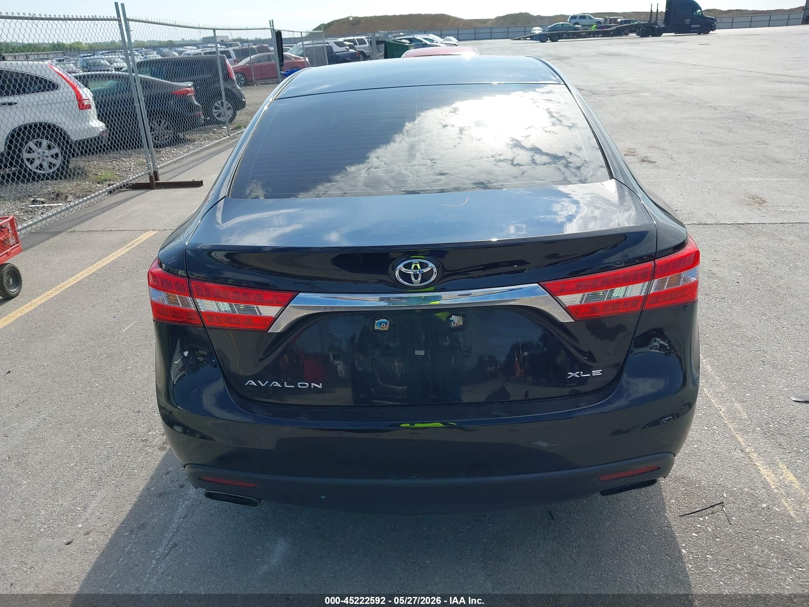2014 Toyota Avalon Xle Black vin: 4T1BK1EB7EU114141