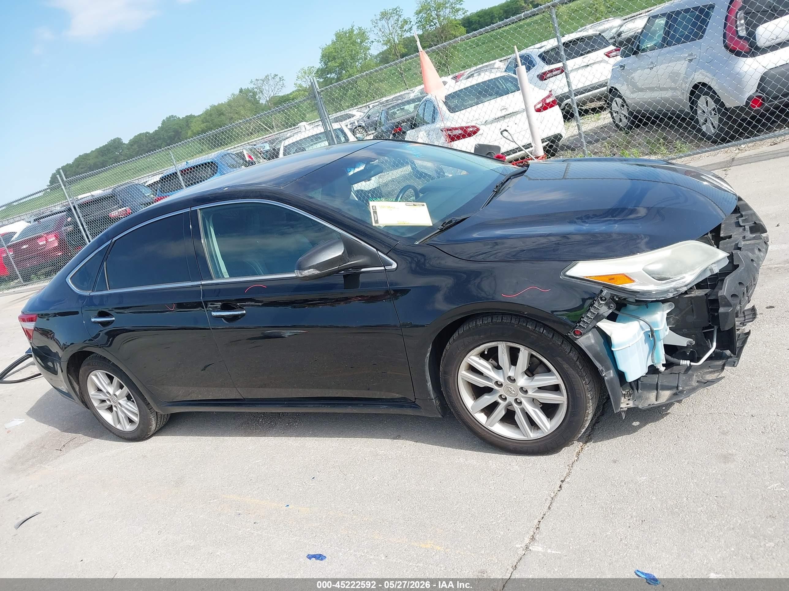 2014 Toyota Avalon Xle Black vin: 4T1BK1EB7EU114141