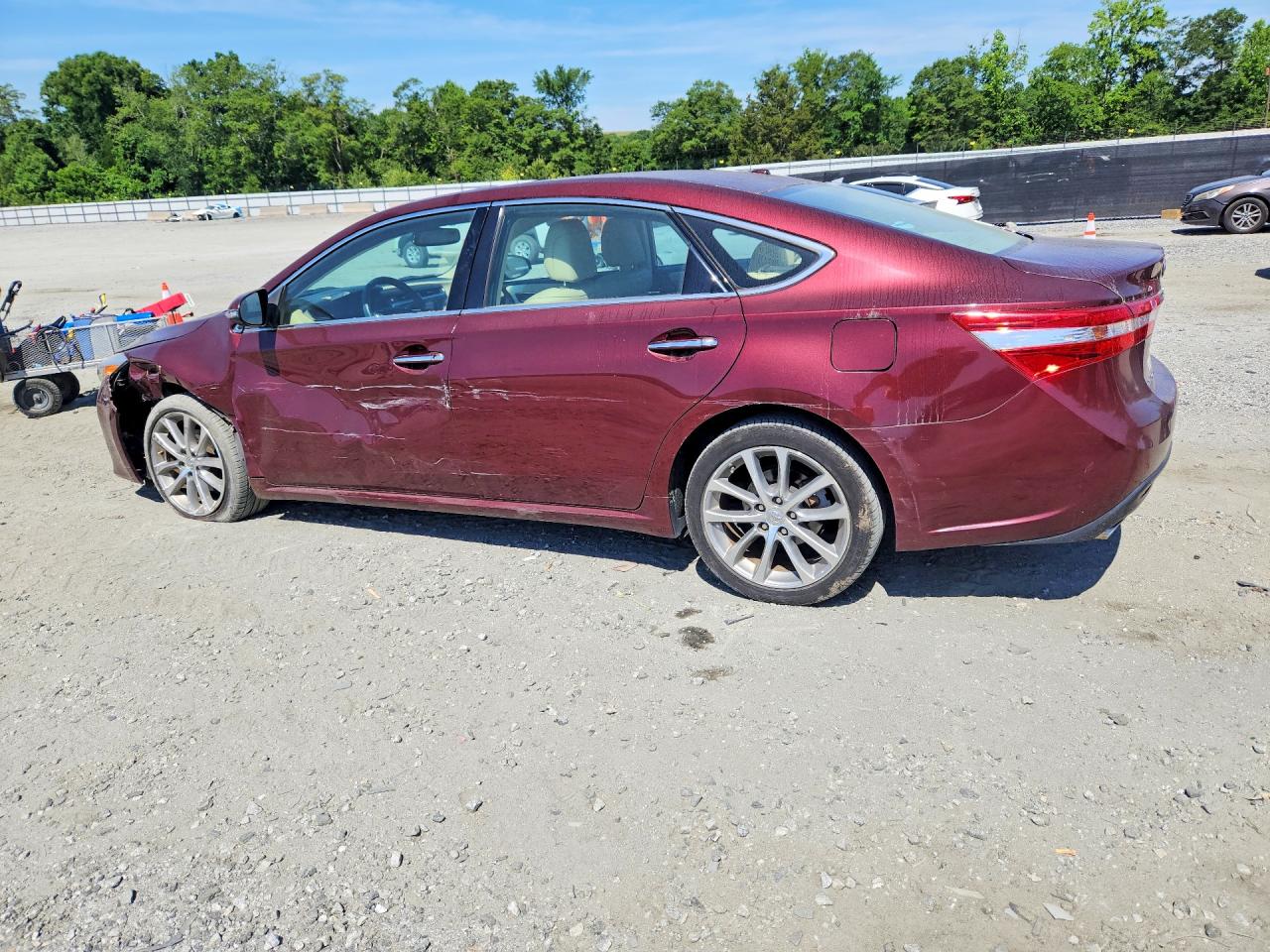 2014 Toyota Avalon Xle Touring Burgundy vin: 4T1BK1EB7EU118318