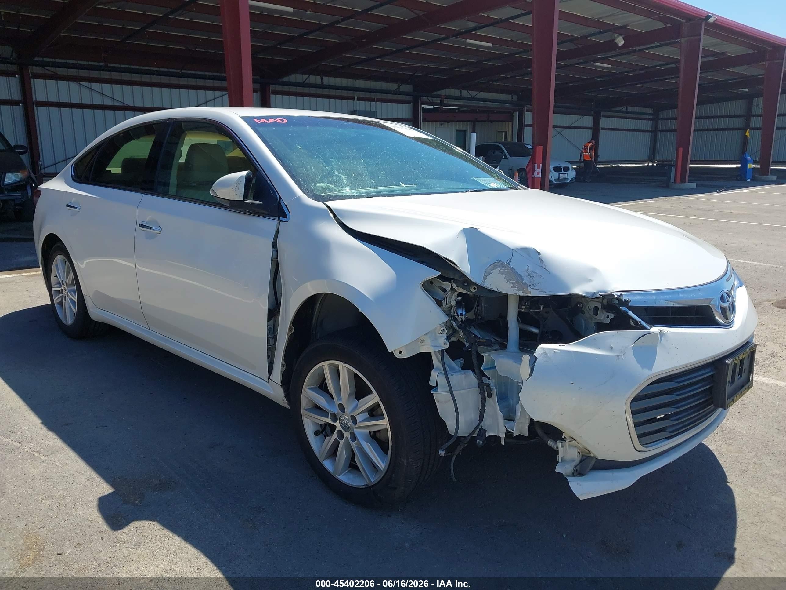 2014 Toyota Avalon Xle Белый vin: 4T1BK1EB7EU127889