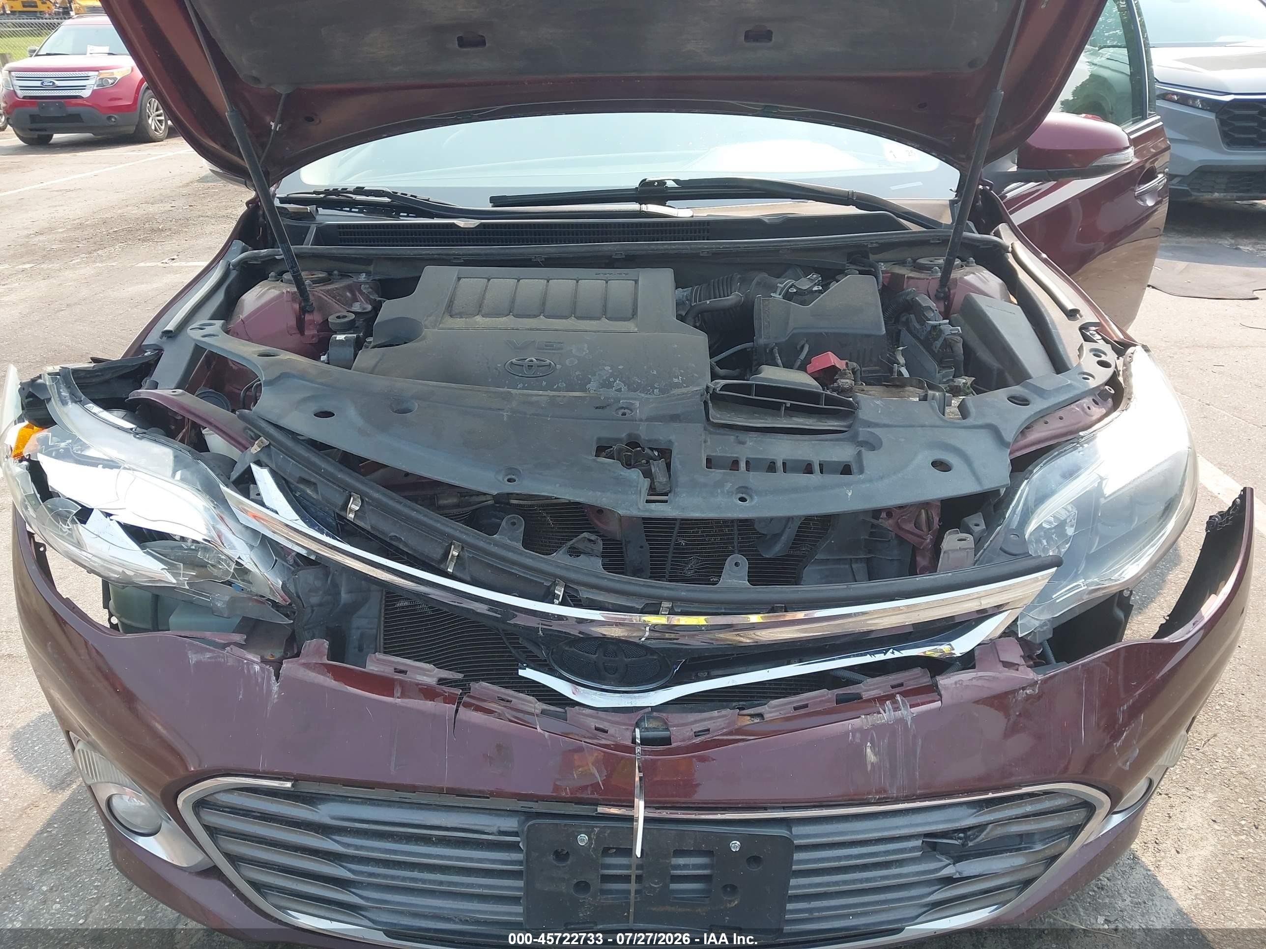2014 Toyota Avalon Limited Burgundy vin: 4T1BK1EB7EU131568