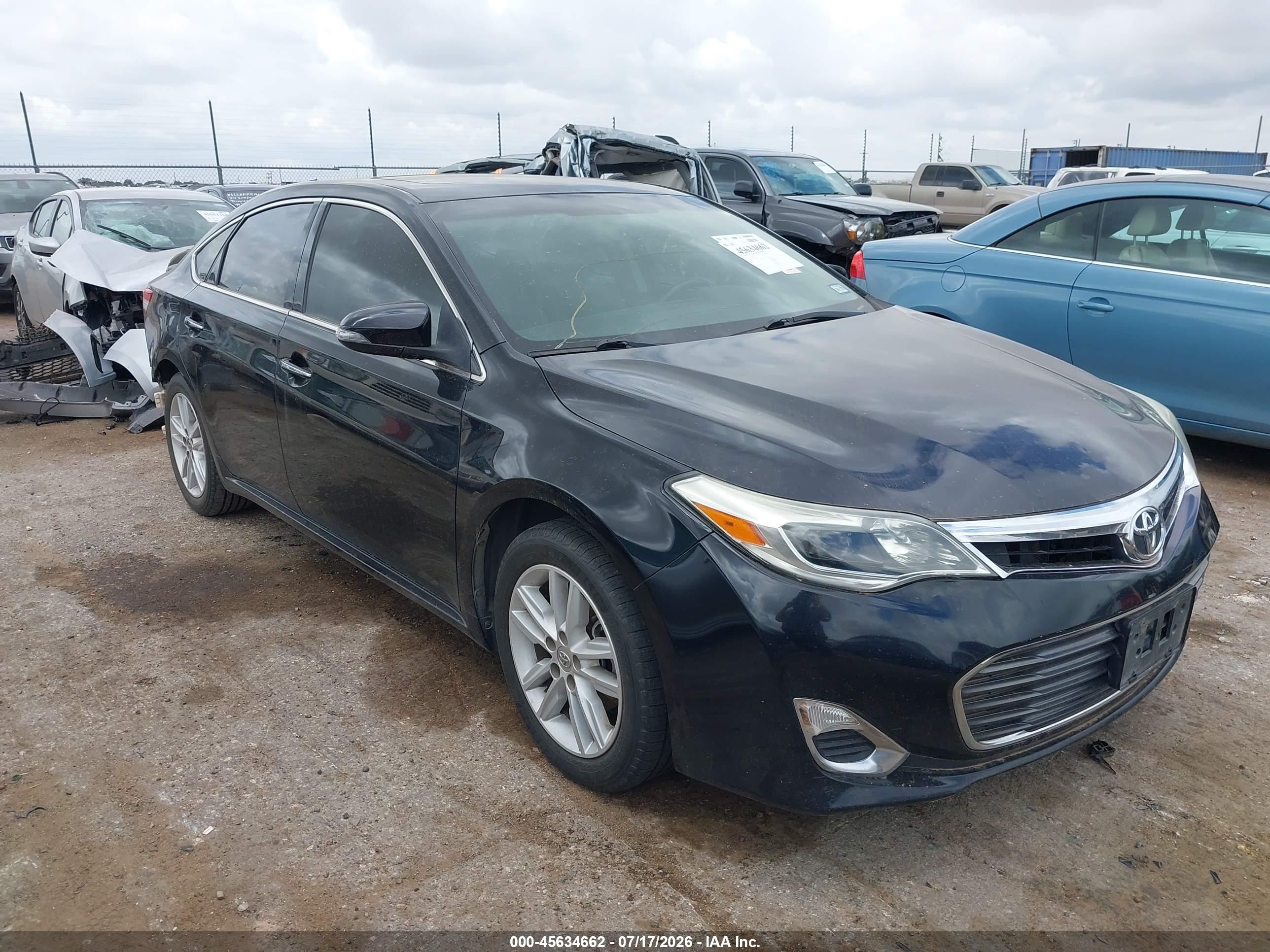 2014 Toyota Avalon Xle Premium Black vin: 4T1BK1EB7EU133921