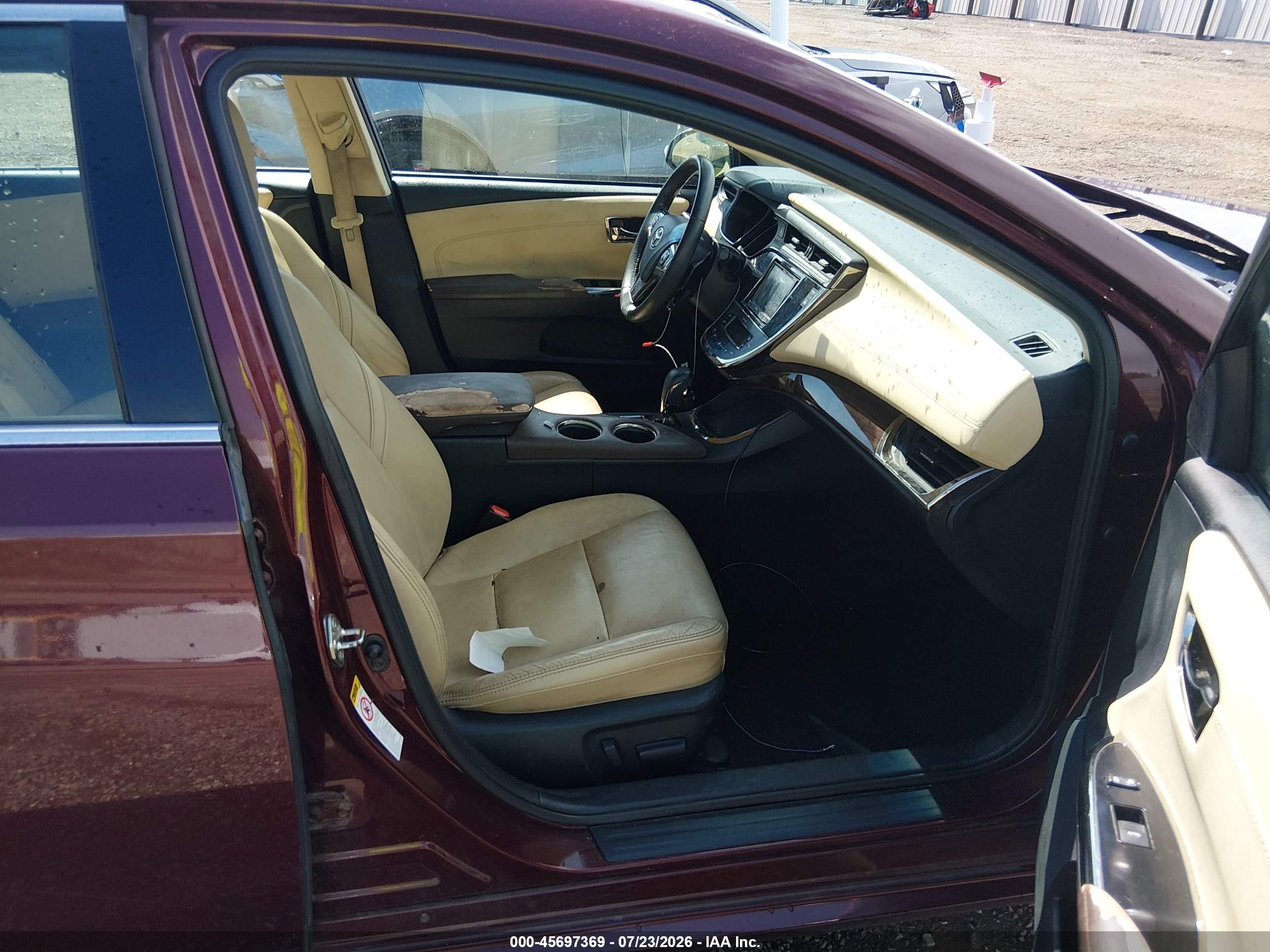 2015 Toyota Avalon Xle Burgundy vin: 4T1BK1EB7FU140272