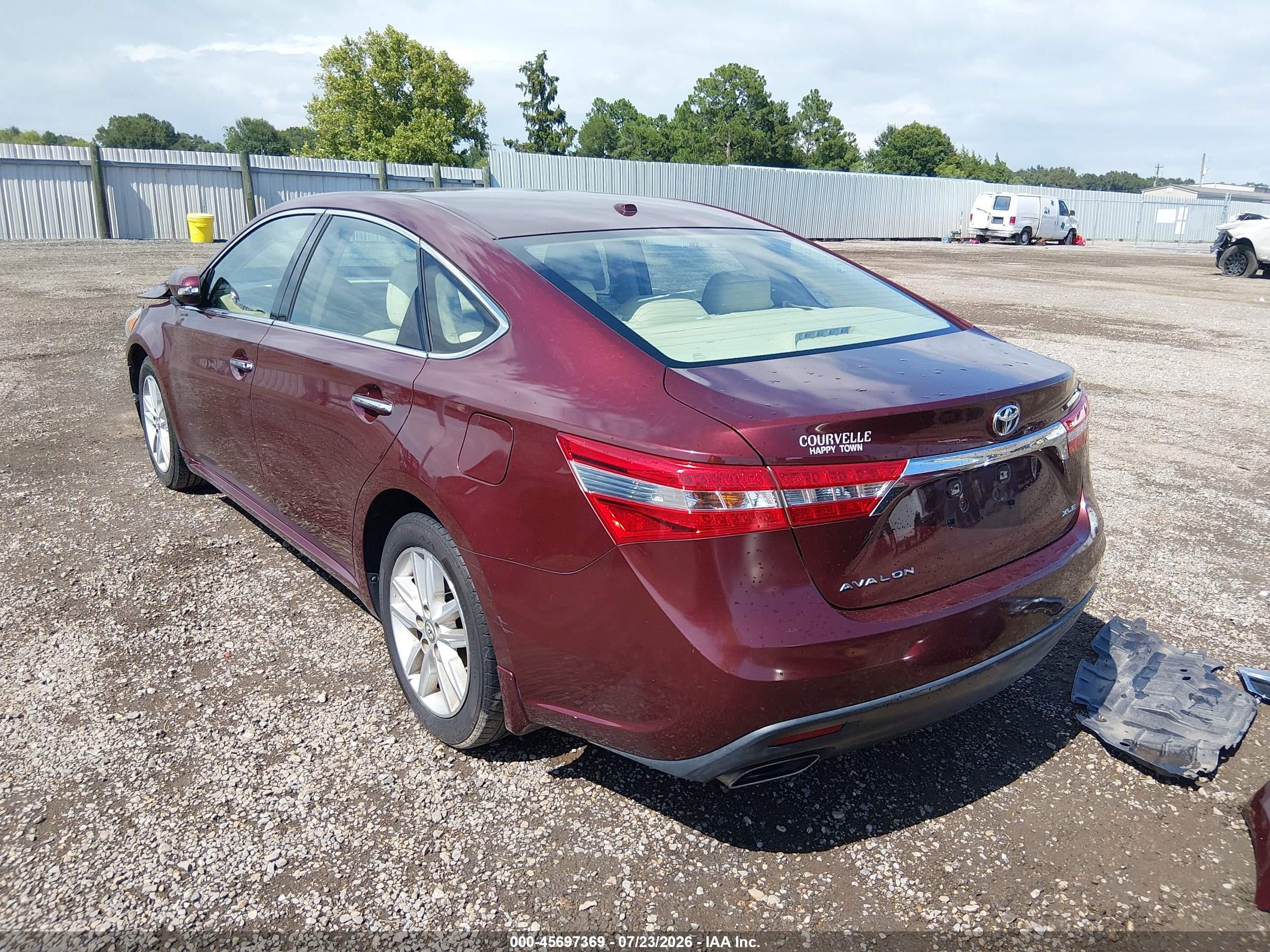 2015 Toyota Avalon Xle Burgundy vin: 4T1BK1EB7FU140272