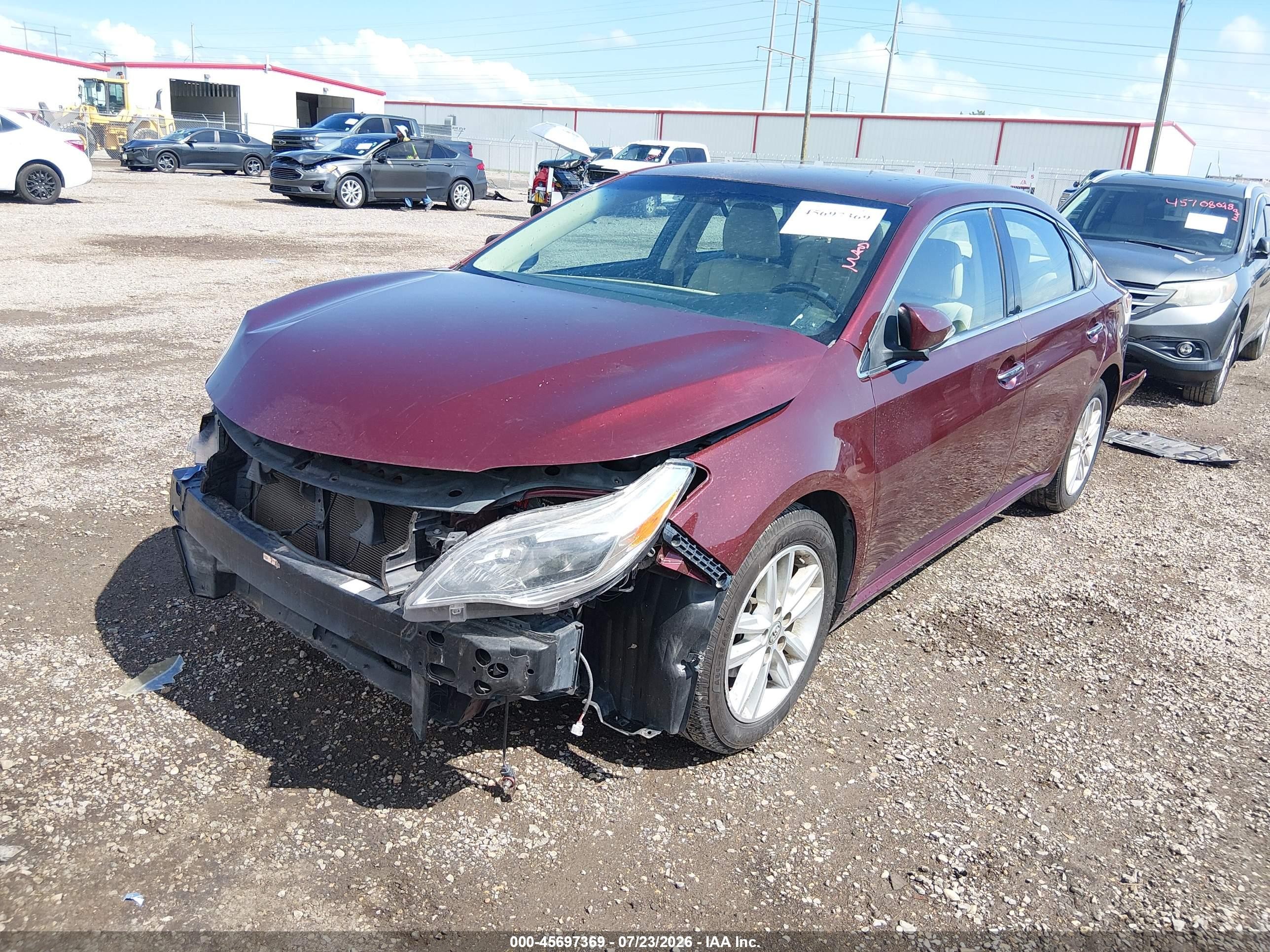 2015 Toyota Avalon Xle Burgundy vin: 4T1BK1EB7FU140272