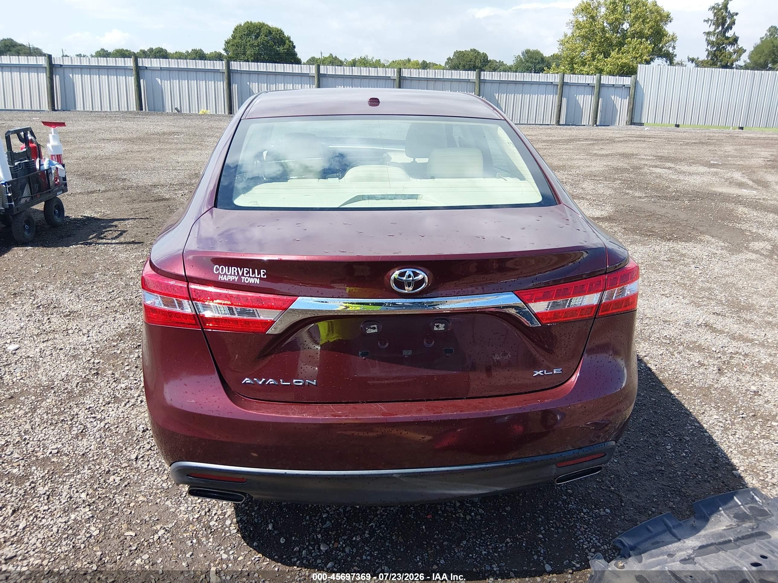 2015 Toyota Avalon Xle Burgundy vin: 4T1BK1EB7FU140272