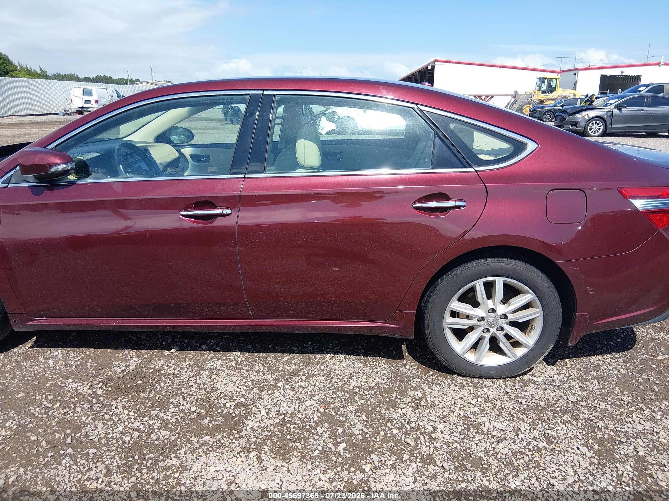 2015 Toyota Avalon Xle Burgundy vin: 4T1BK1EB7FU140272