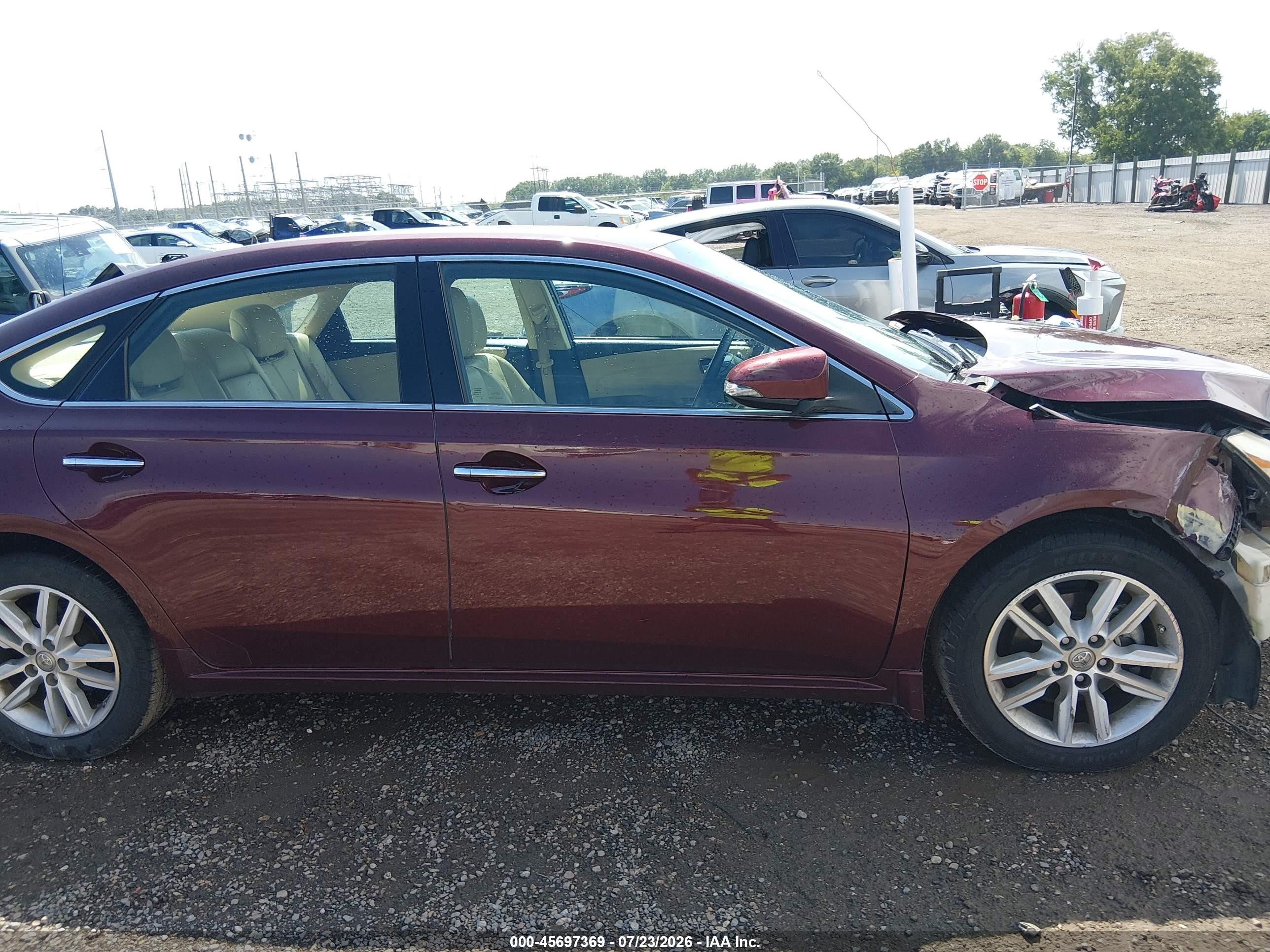 2015 Toyota Avalon Xle Burgundy vin: 4T1BK1EB7FU140272