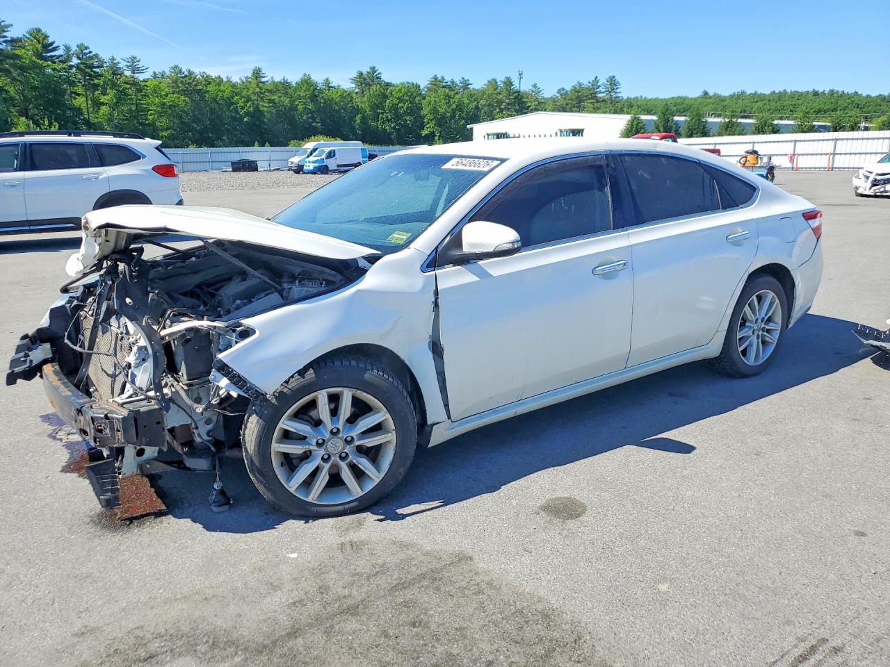 2015 Toyota Avalon Xle White vin: 4T1BK1EB7FU149201