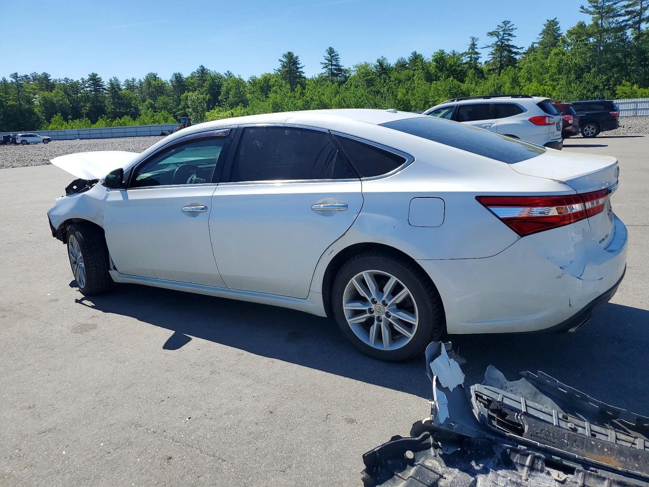 2015 Toyota Avalon Xle White vin: 4T1BK1EB7FU149201