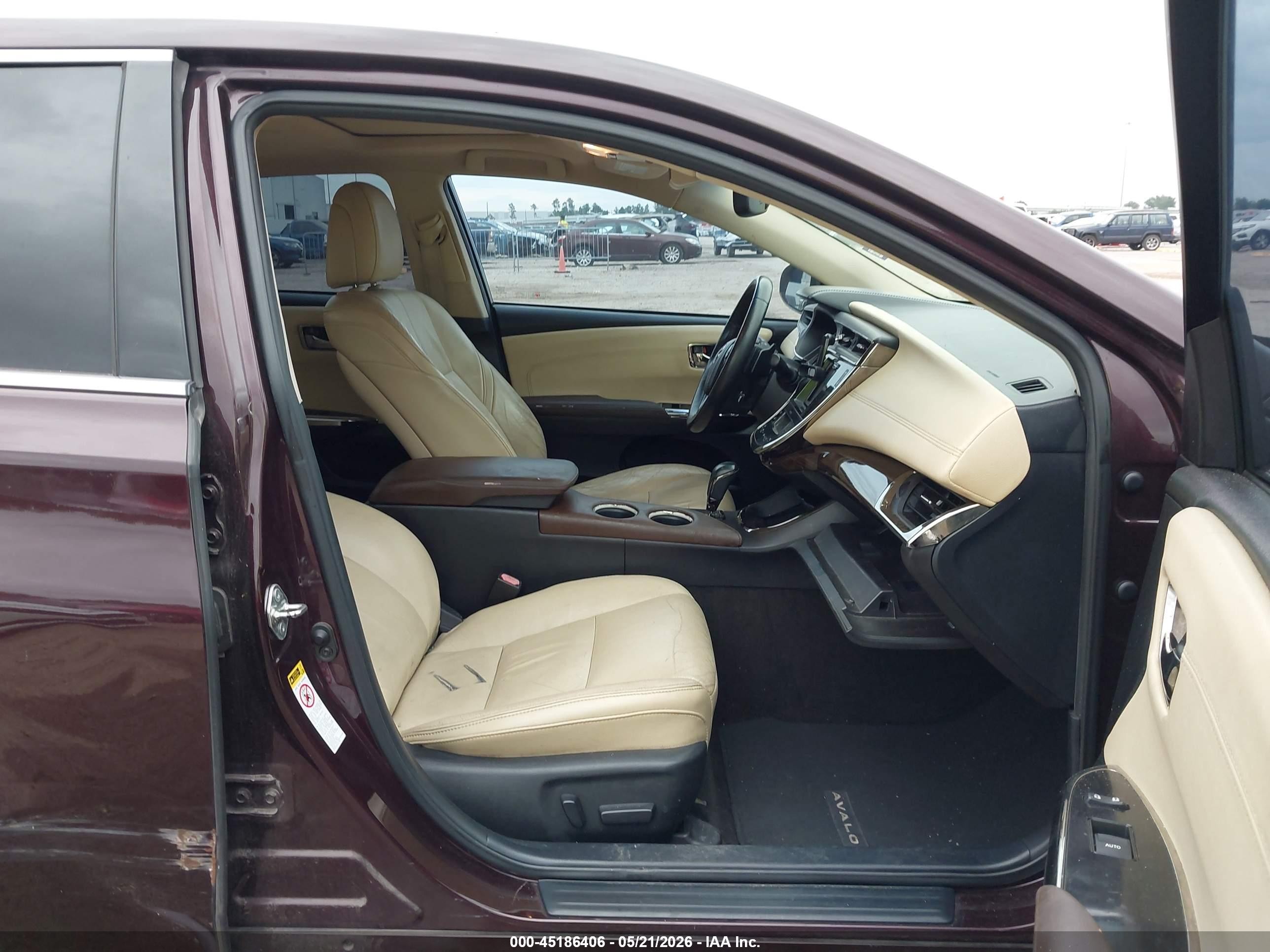 2015 Toyota Avalon Xle Premium Maroon vin: 4T1BK1EB7FU151465
