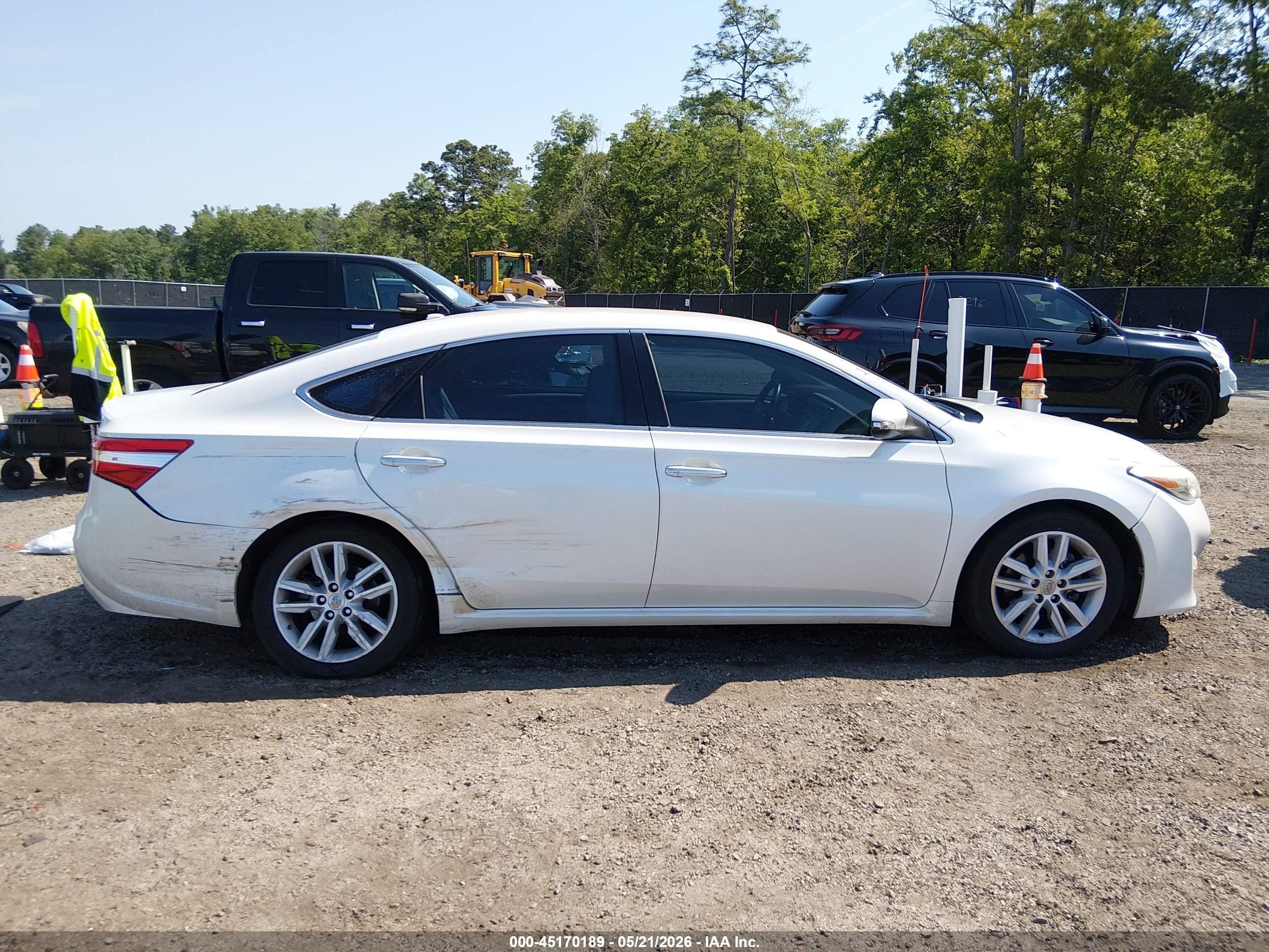 2015 Toyota Avalon Xle White vin: 4T1BK1EB7FU156956