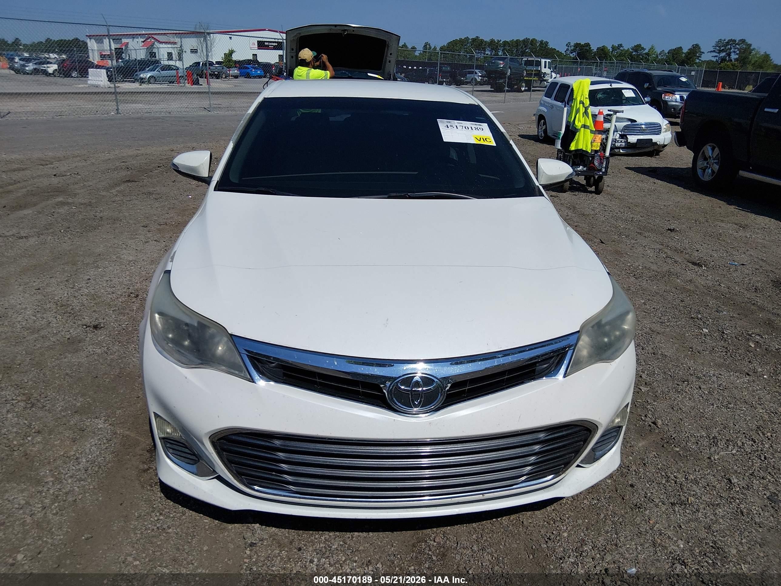 2015 Toyota Avalon Xle White vin: 4T1BK1EB7FU156956