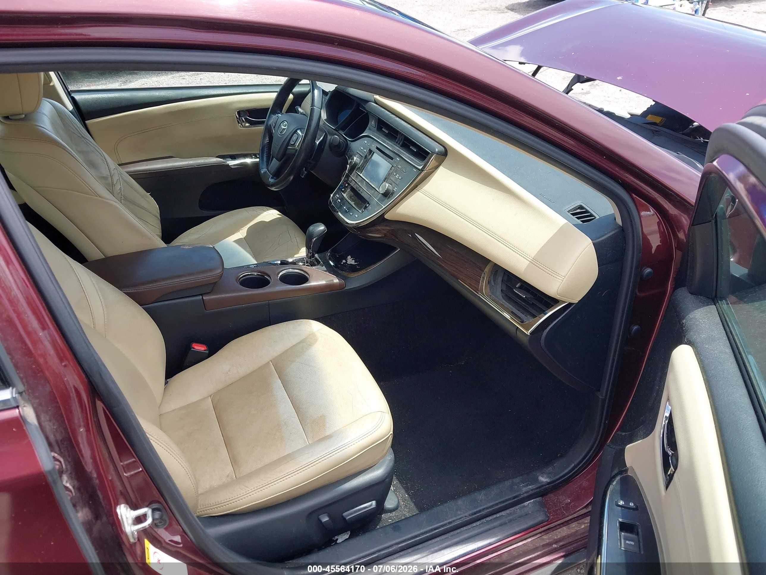 2015 Toyota Avalon Xle Maroon vin: 4T1BK1EB7FU157914