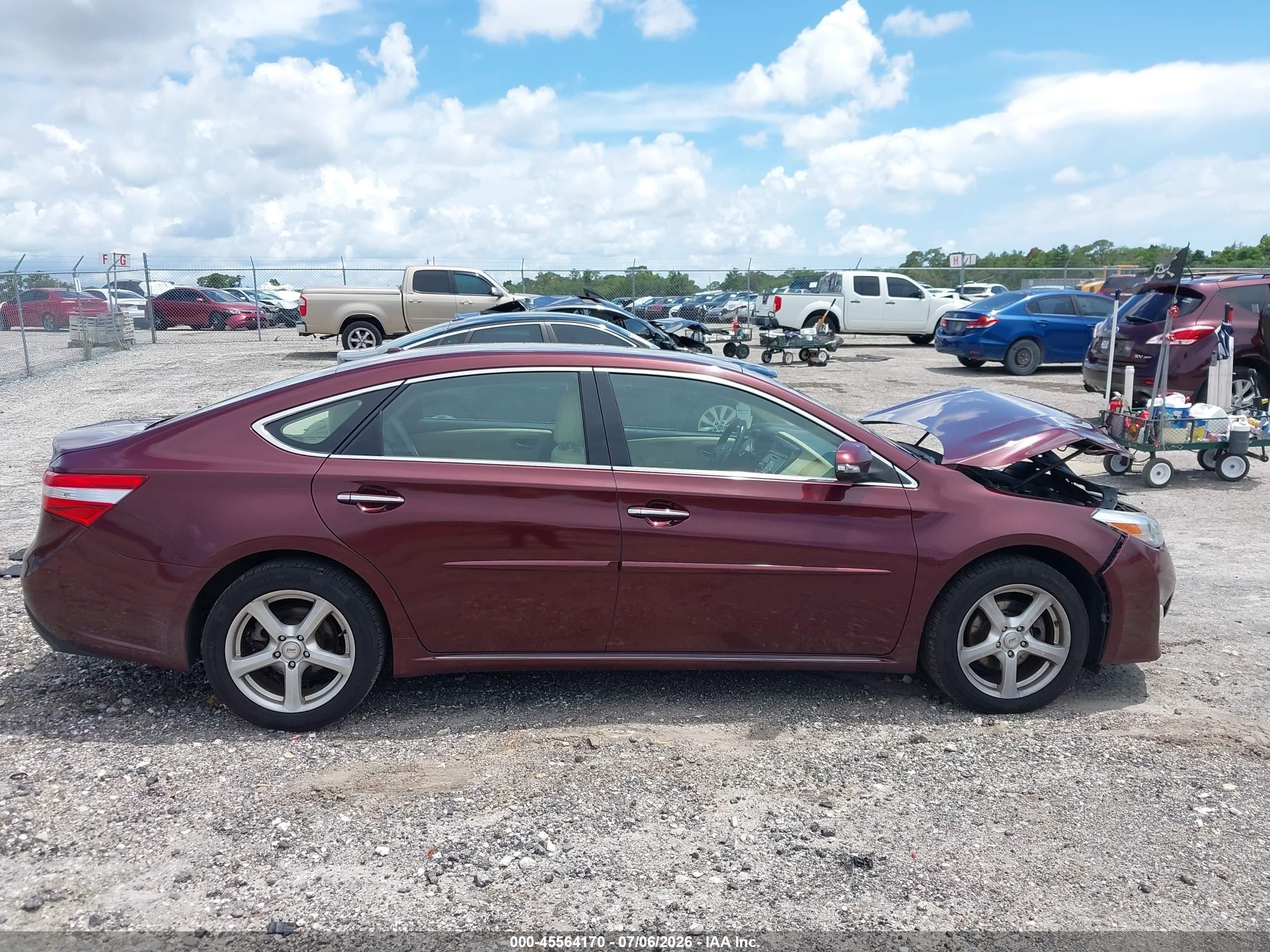 2015 Toyota Avalon Xle Maroon vin: 4T1BK1EB7FU157914