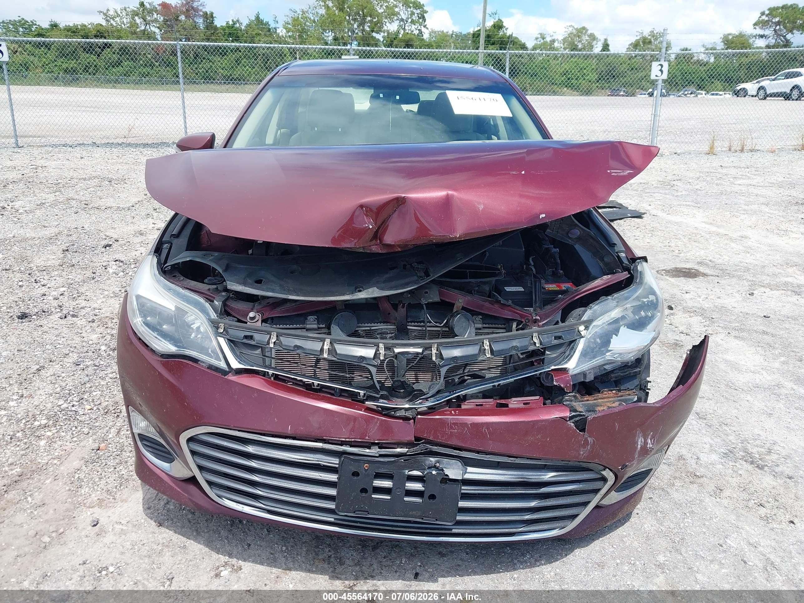 2015 Toyota Avalon Xle Maroon vin: 4T1BK1EB7FU157914
