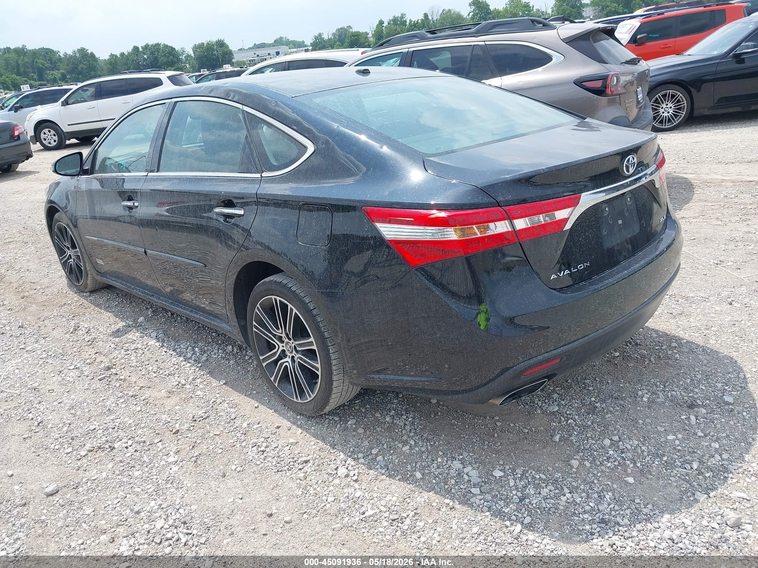 2015 Toyota Avalon   Black vin: 4T1BK1EB7FU158481