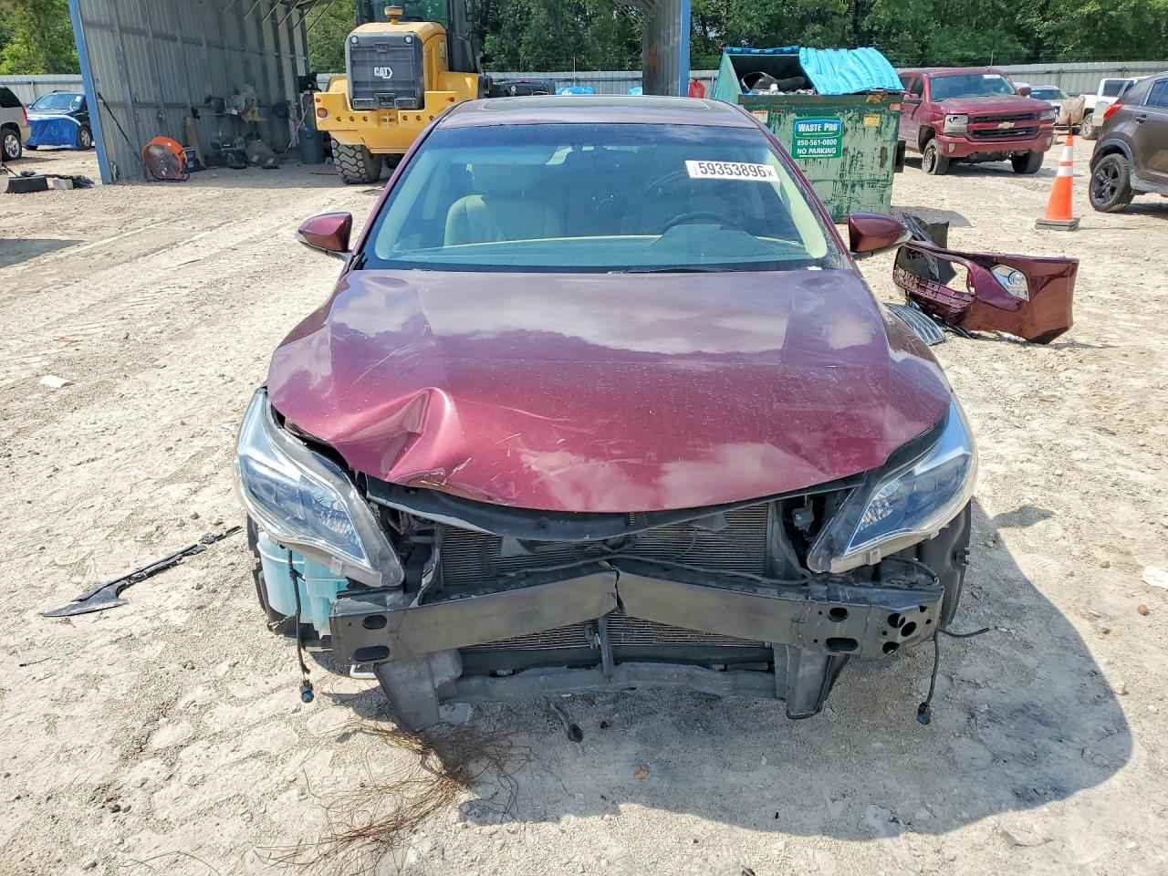 2015 Toyota Avalon Limited Burgundy vin: 4T1BK1EB7FU158836