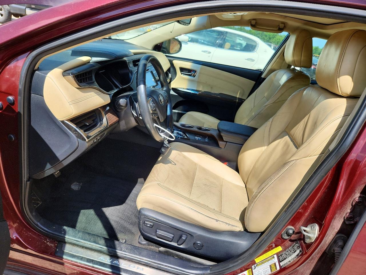 2015 Toyota Avalon Limited Burgundy vin: 4T1BK1EB7FU183588