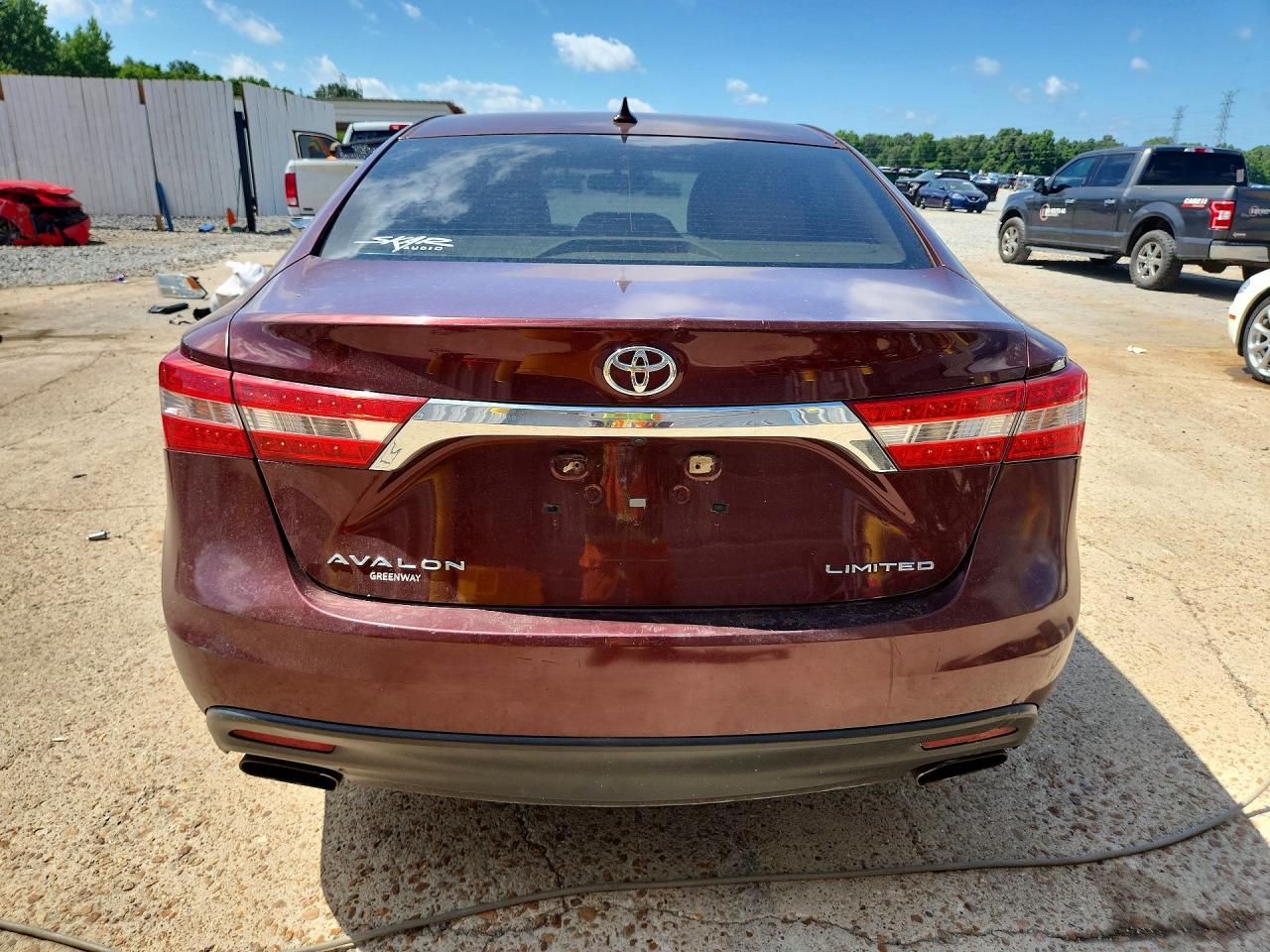 2015 Toyota Avalon Limited Burgundy vin: 4T1BK1EB7FU183588