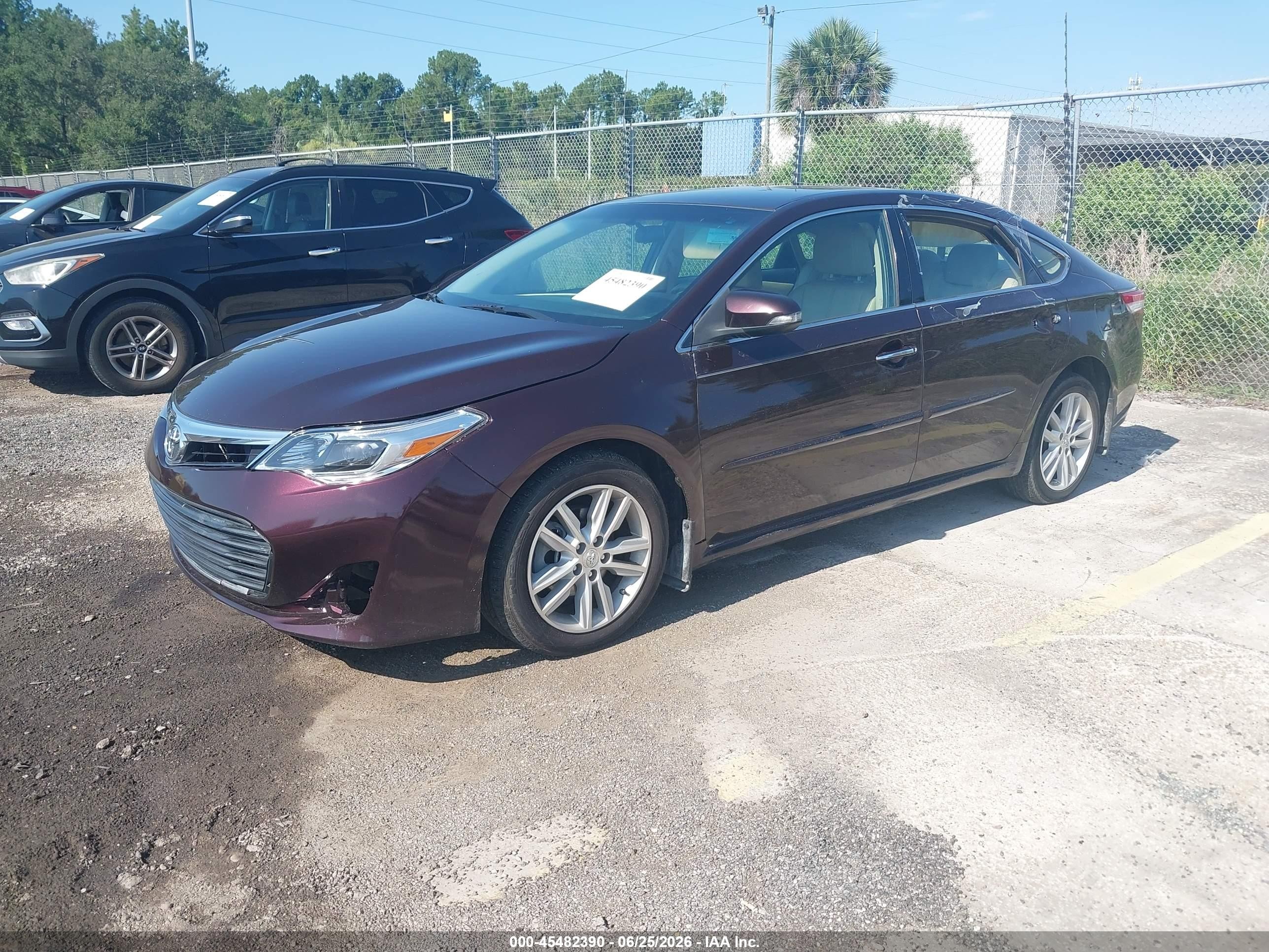 2015 Toyota Avalon Xle Burgundy vin: 4T1BK1EB7FU189309