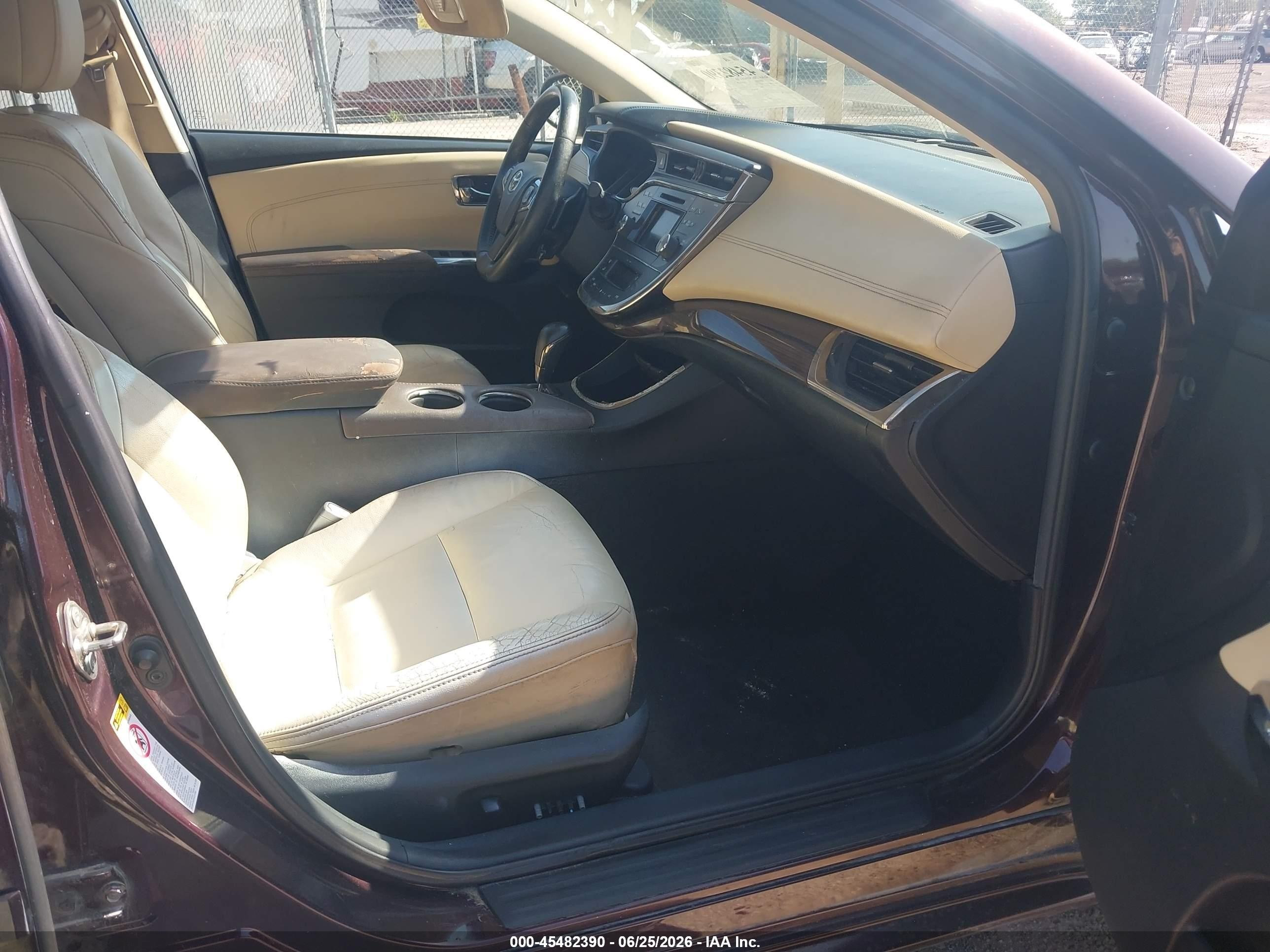 2015 Toyota Avalon Xle Burgundy vin: 4T1BK1EB7FU189309