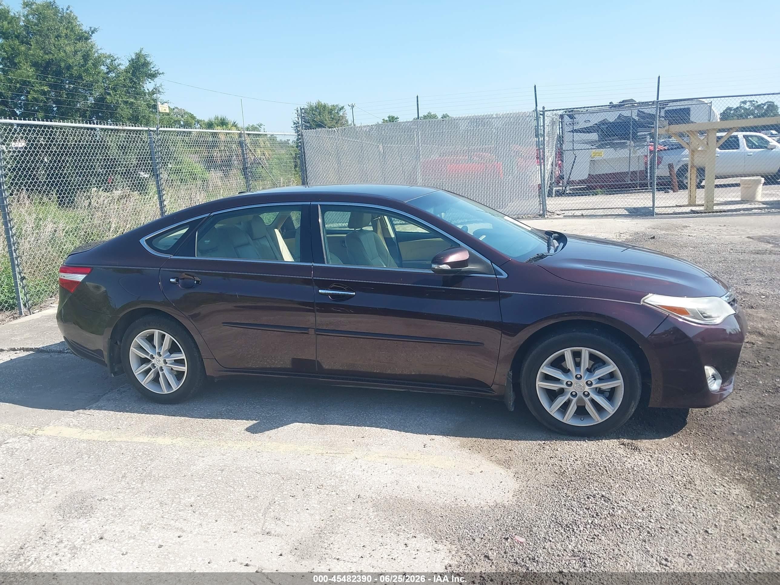 2015 Toyota Avalon Xle Burgundy vin: 4T1BK1EB7FU189309