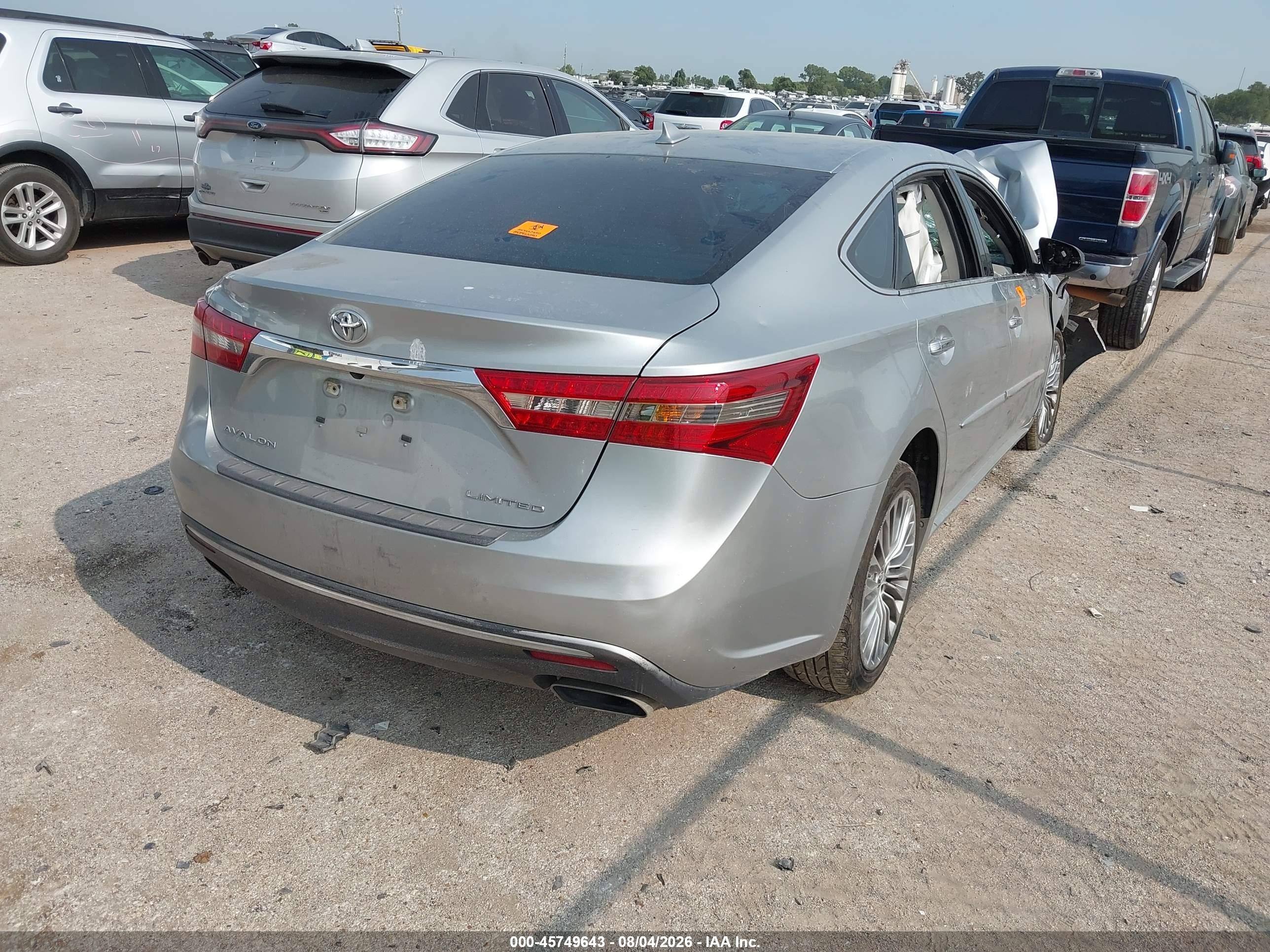 2016 Toyota Avalon Limited Серебряный vin: 4T1BK1EB7GU224786