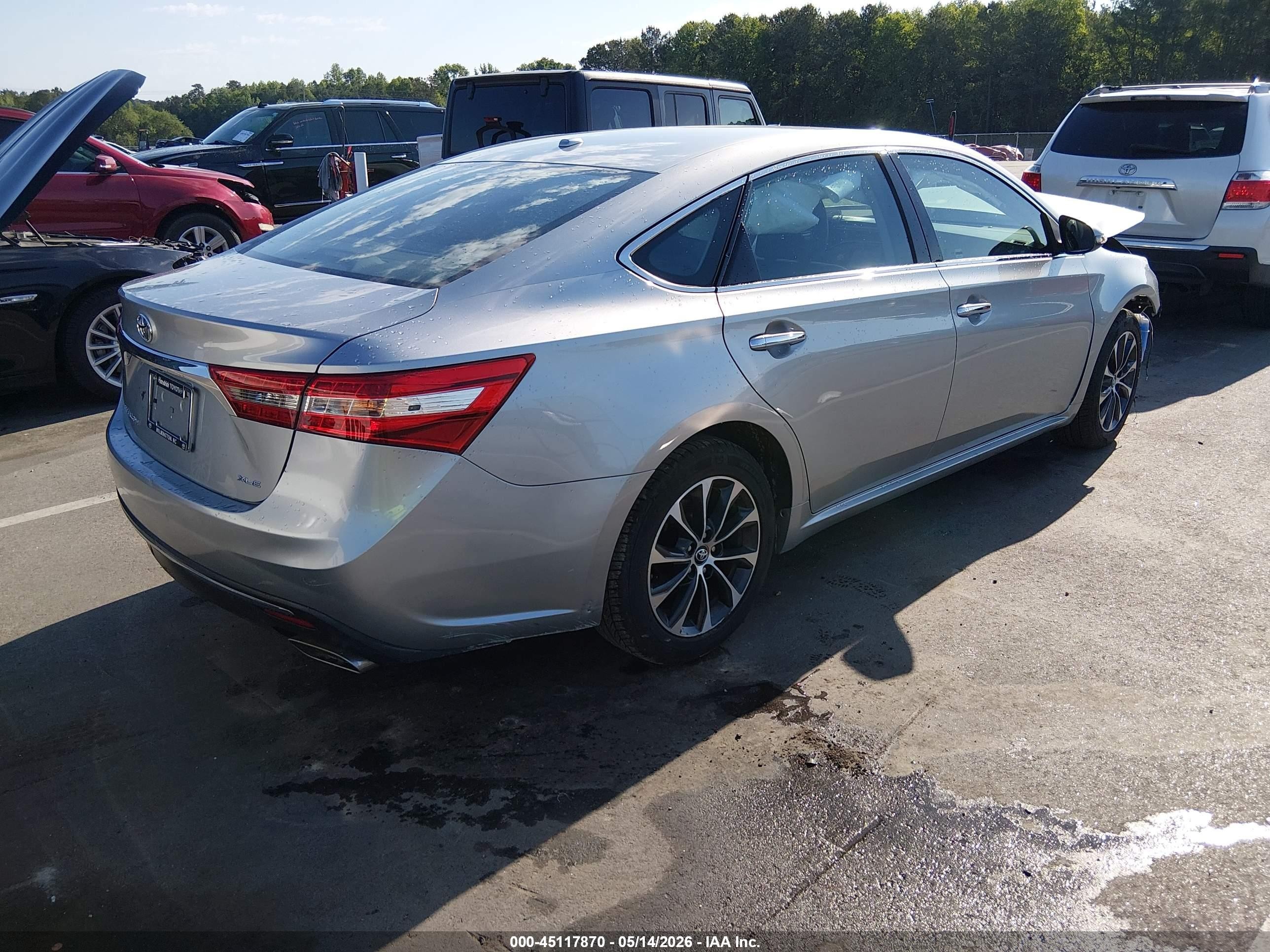 2017 Toyota Avalon Xle Серебряный vin: 4T1BK1EB7HU243839