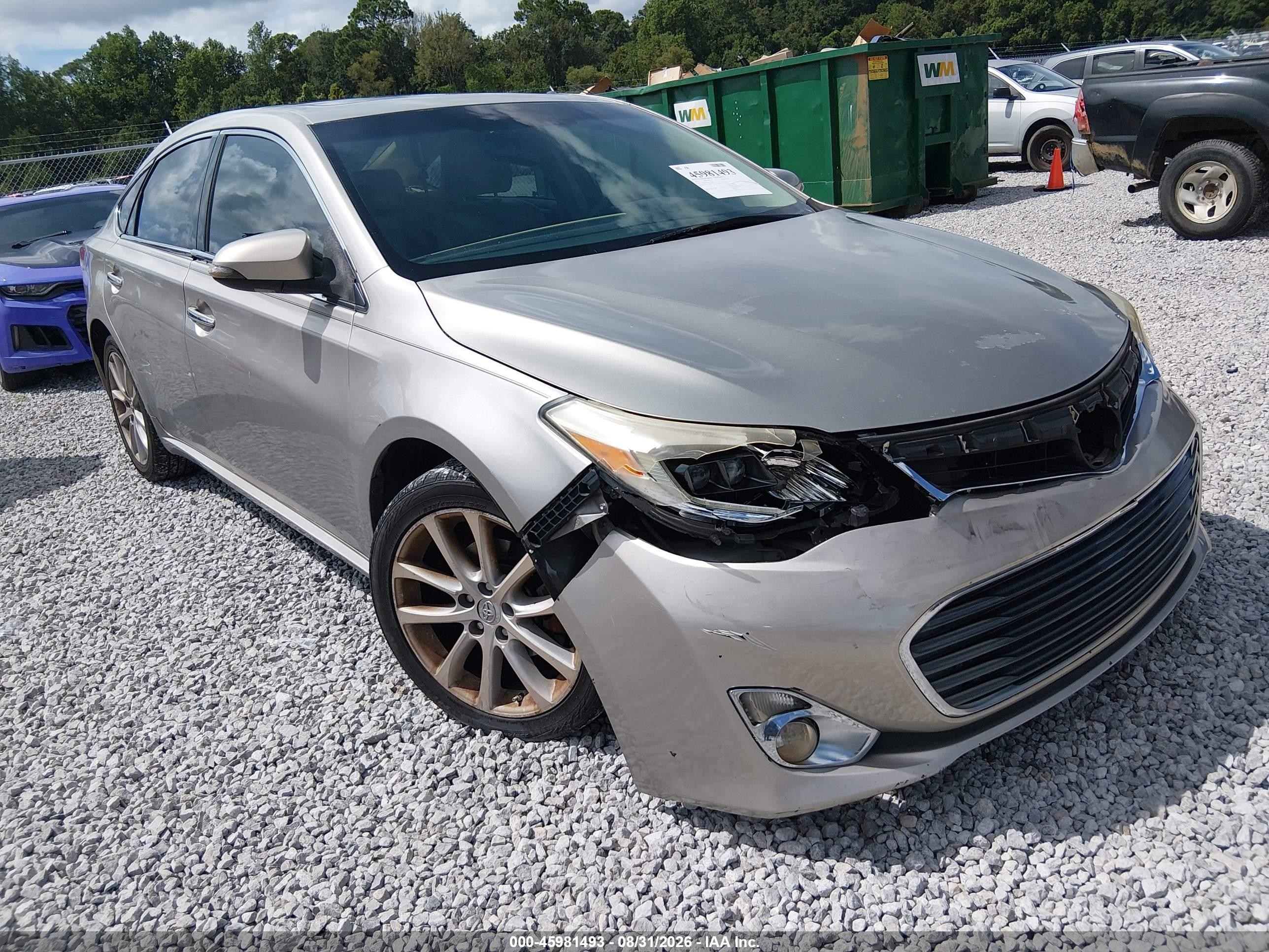 2013 Toyota Avalon Limited Золотой vin: 4T1BK1EB8DU015181